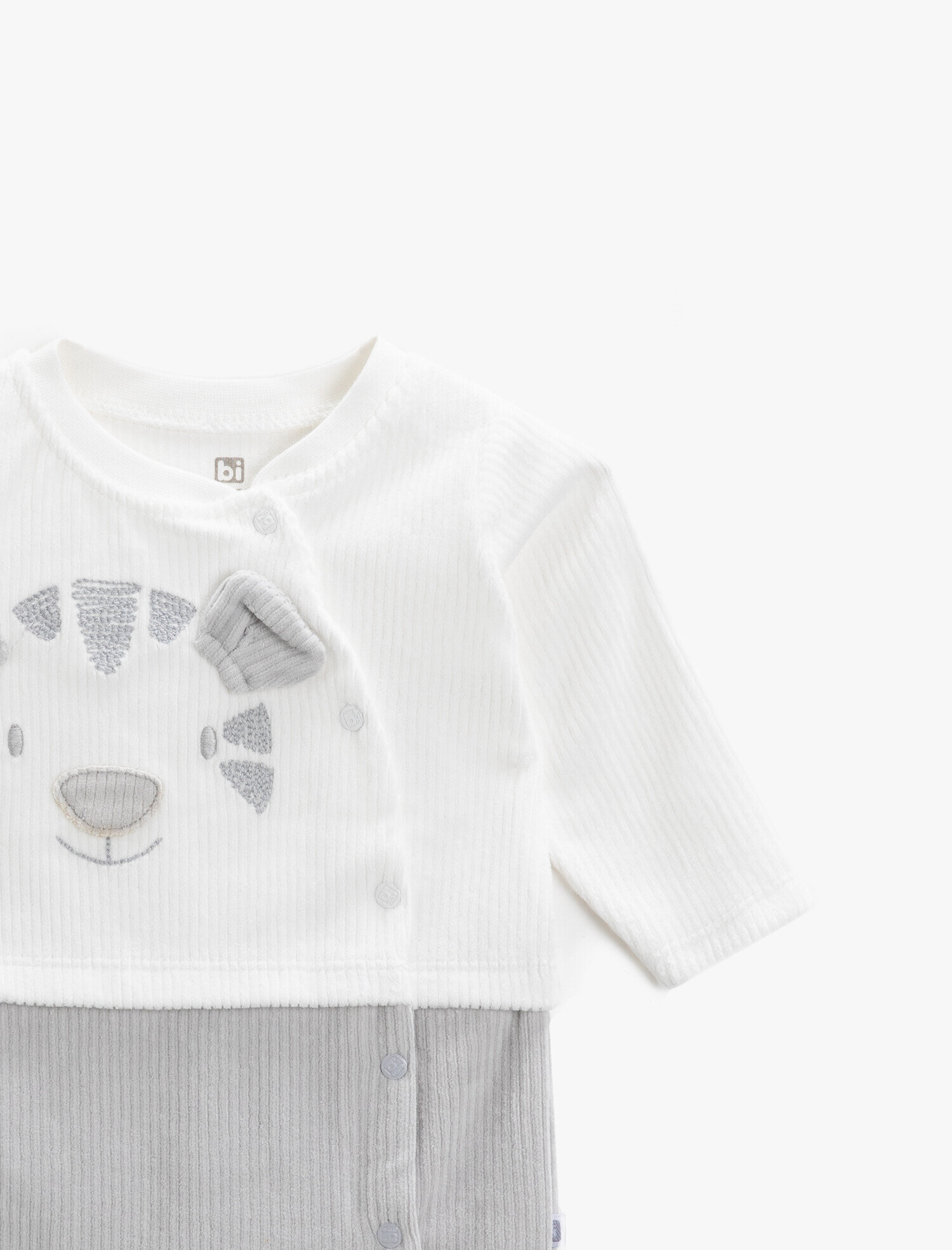  Erkek Bebek Fitilli Tulum Uzun Kollu Pamuklu Bibaby