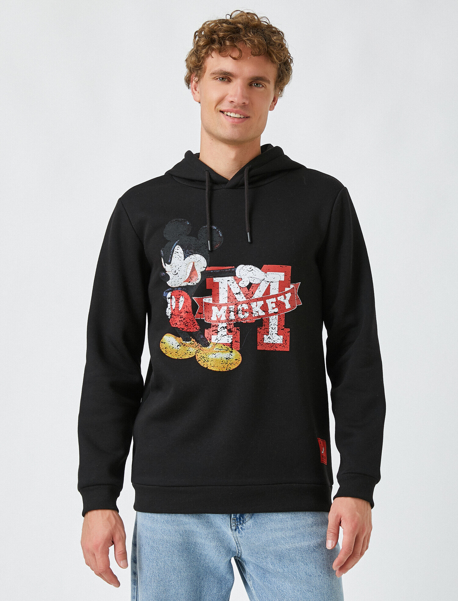   Mickey Mouse Kapüşonlu Sweatshirt Lisanslı Baskılı