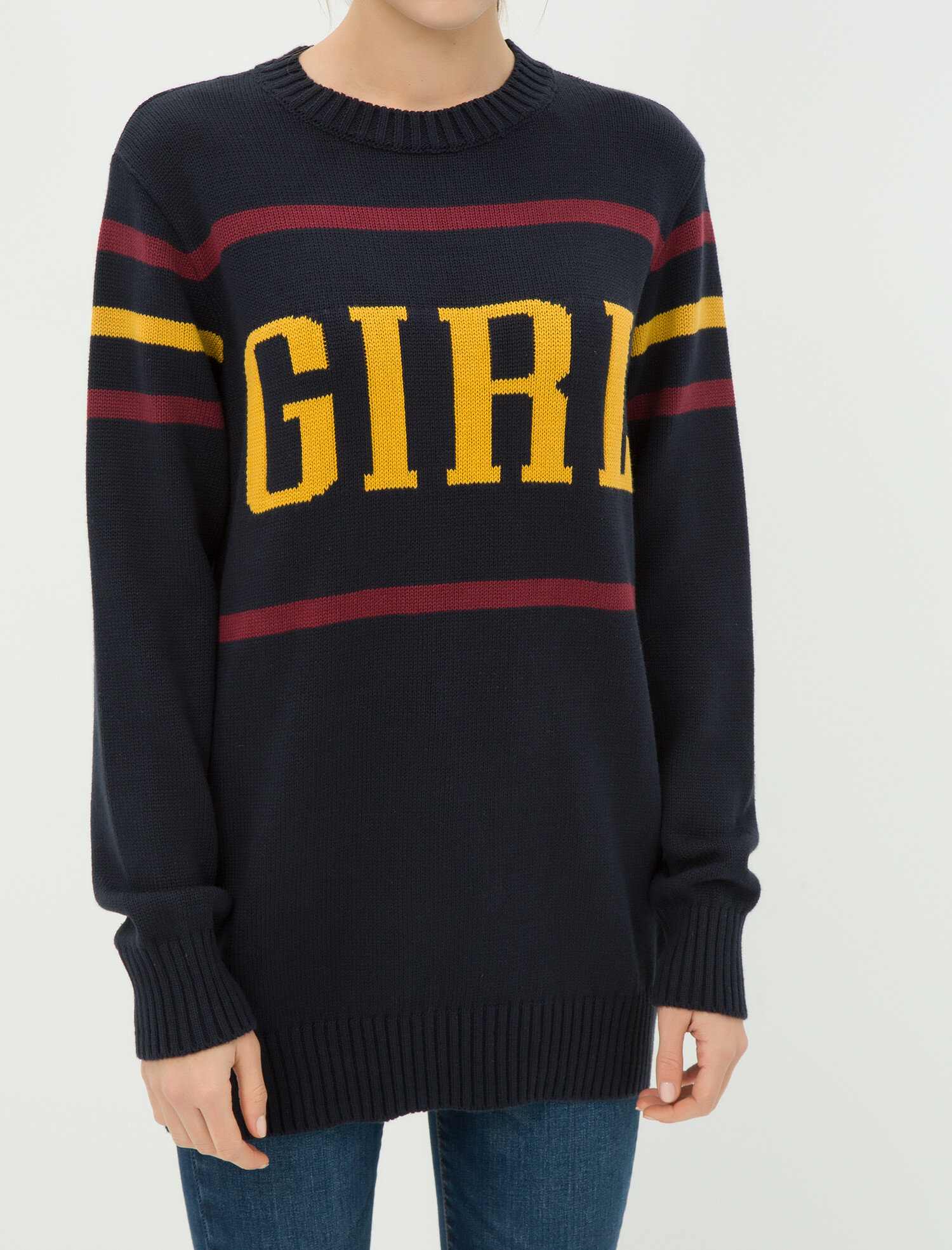   Baskılı Triko Tunik