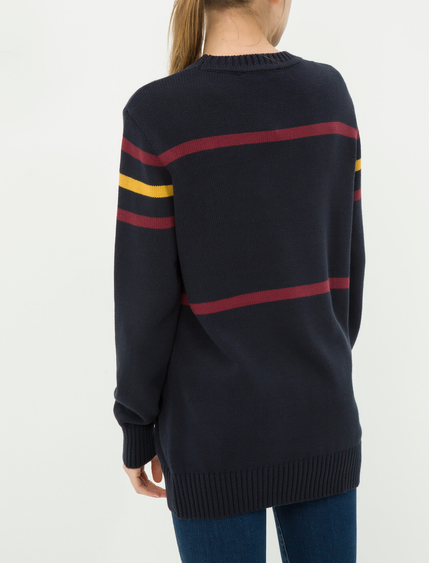   Baskılı Triko Tunik