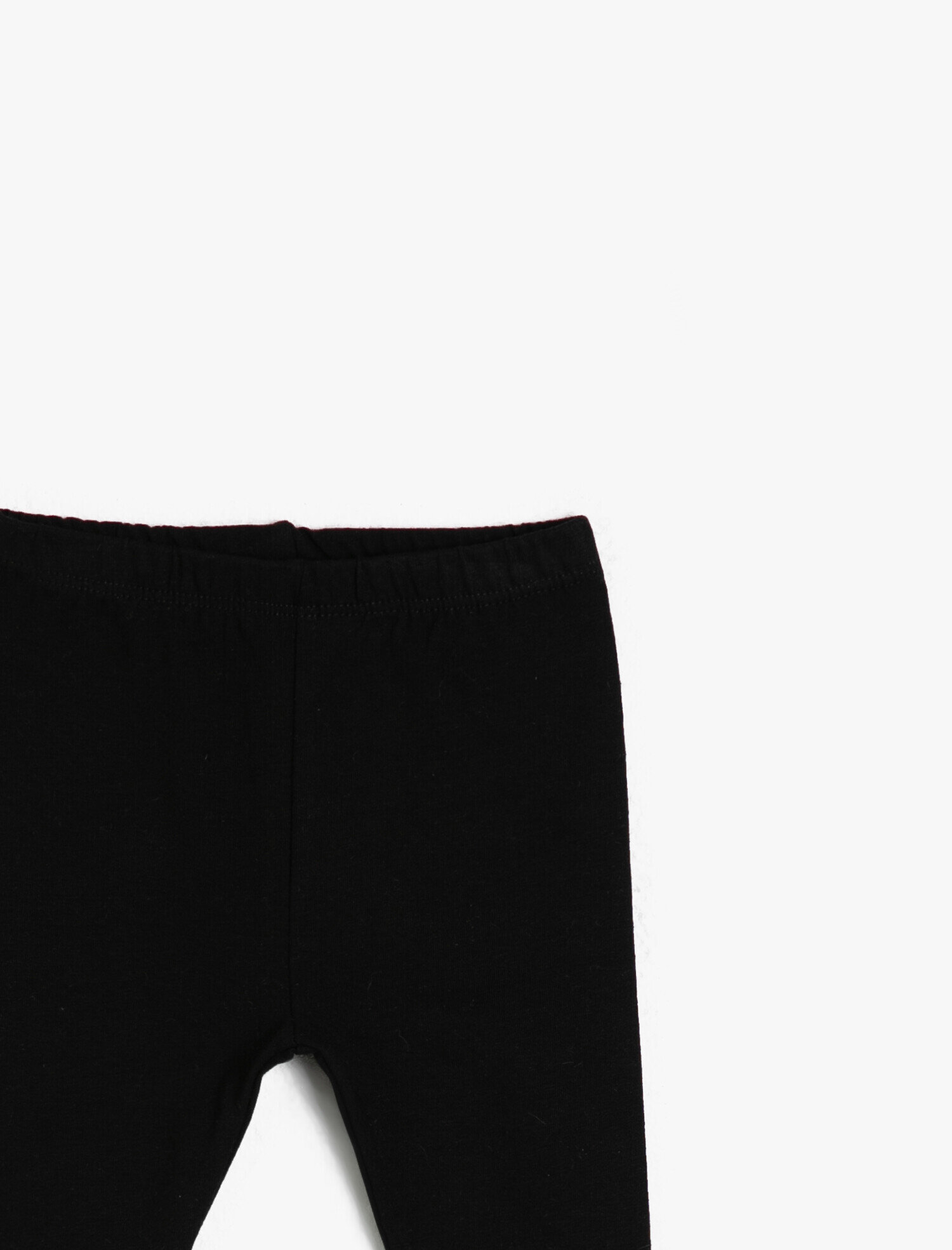  Kız Bebek Esnek Yumuşak Örme Kumaştan Paçası Baskılı Uzun Boy Tayt