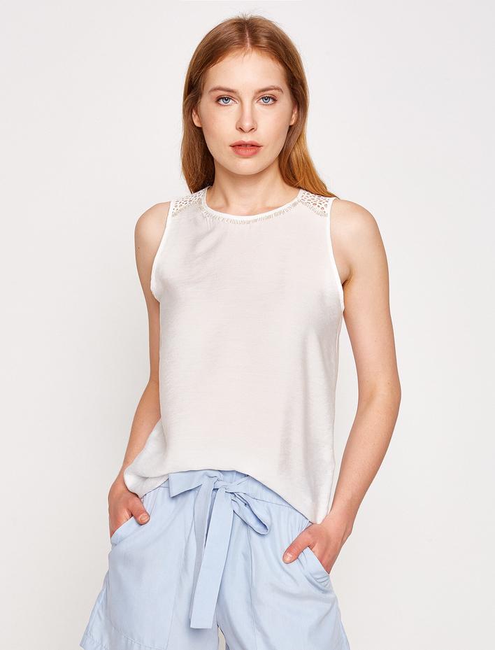  Dantel Detaylı Gömlek