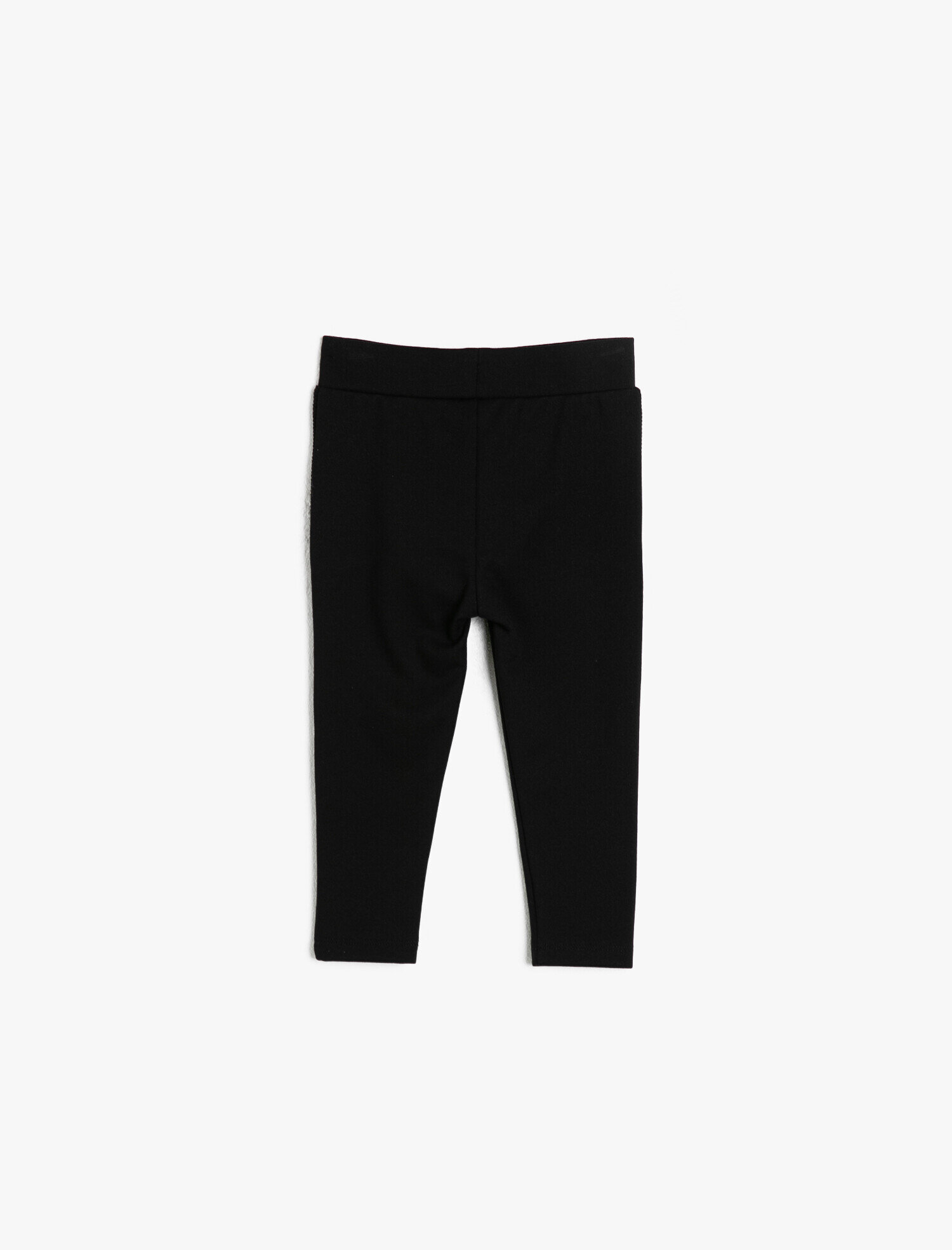  Kız Bebek Esnek Yumuşak Kumaştan Düğmeli  Uzun Boy Tayt