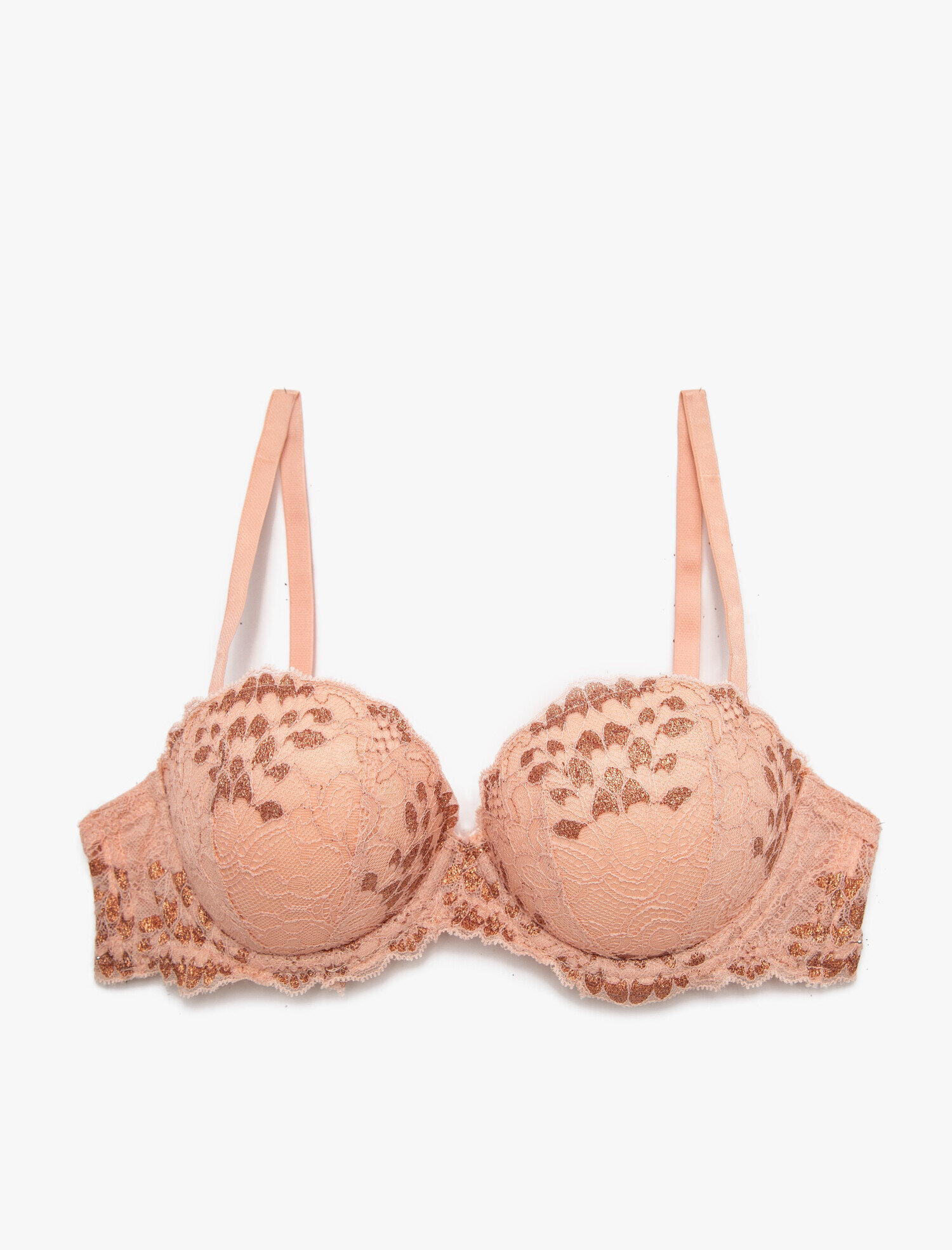   Destekli Sütyen Ekstra Dolgulu Kaplı Balenli