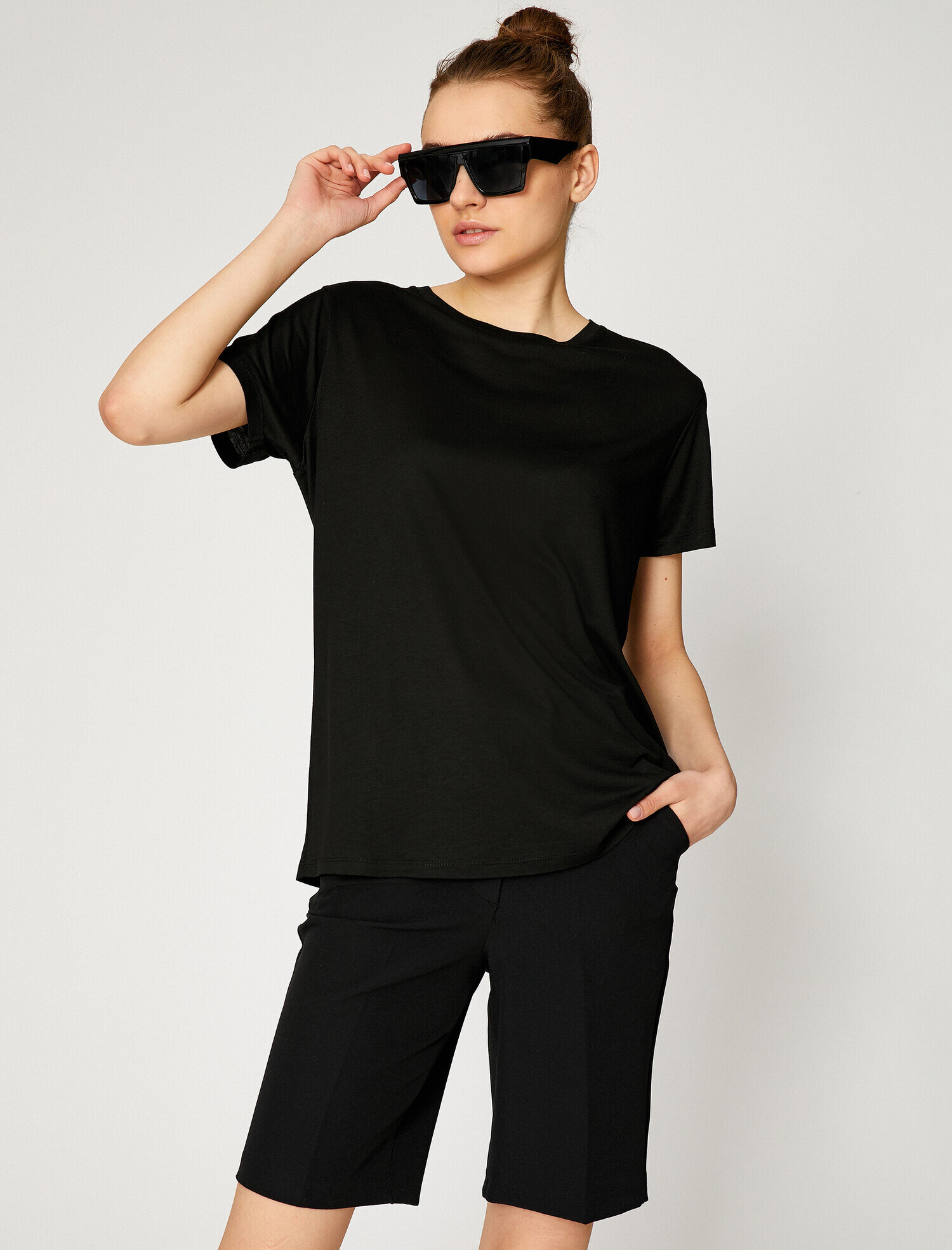   Bisiklet Yaka Tişört