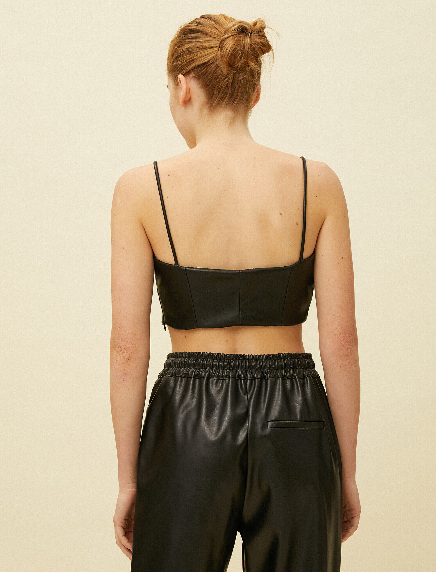   Suni Deri Crop Atlet