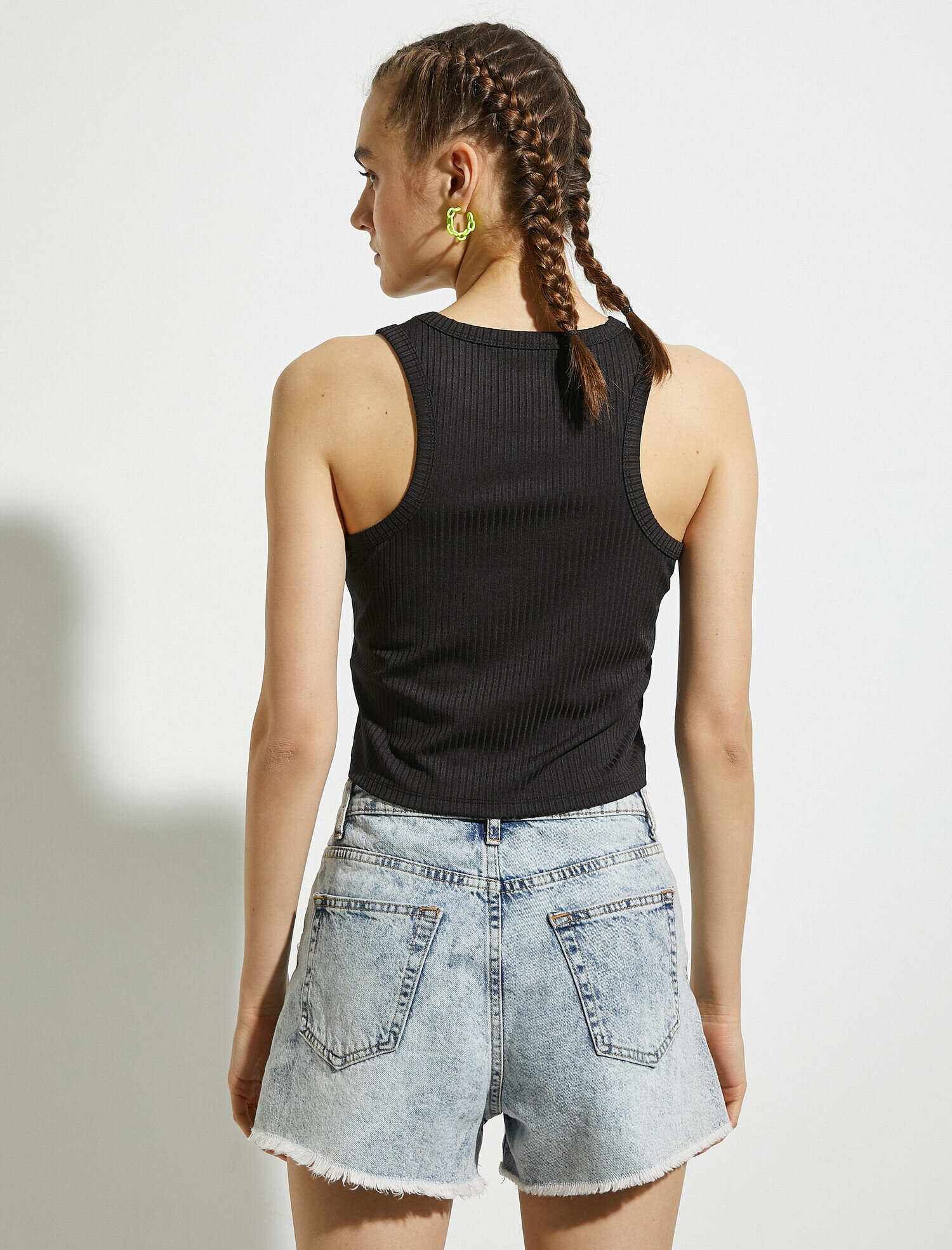   Fitilli Atlet Halter Yaka Tanktop