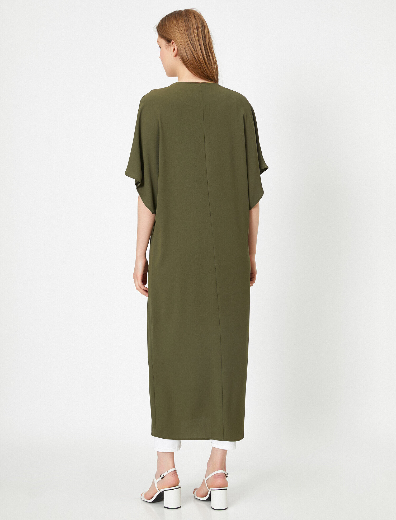   Bağcık Detaylı Kimono