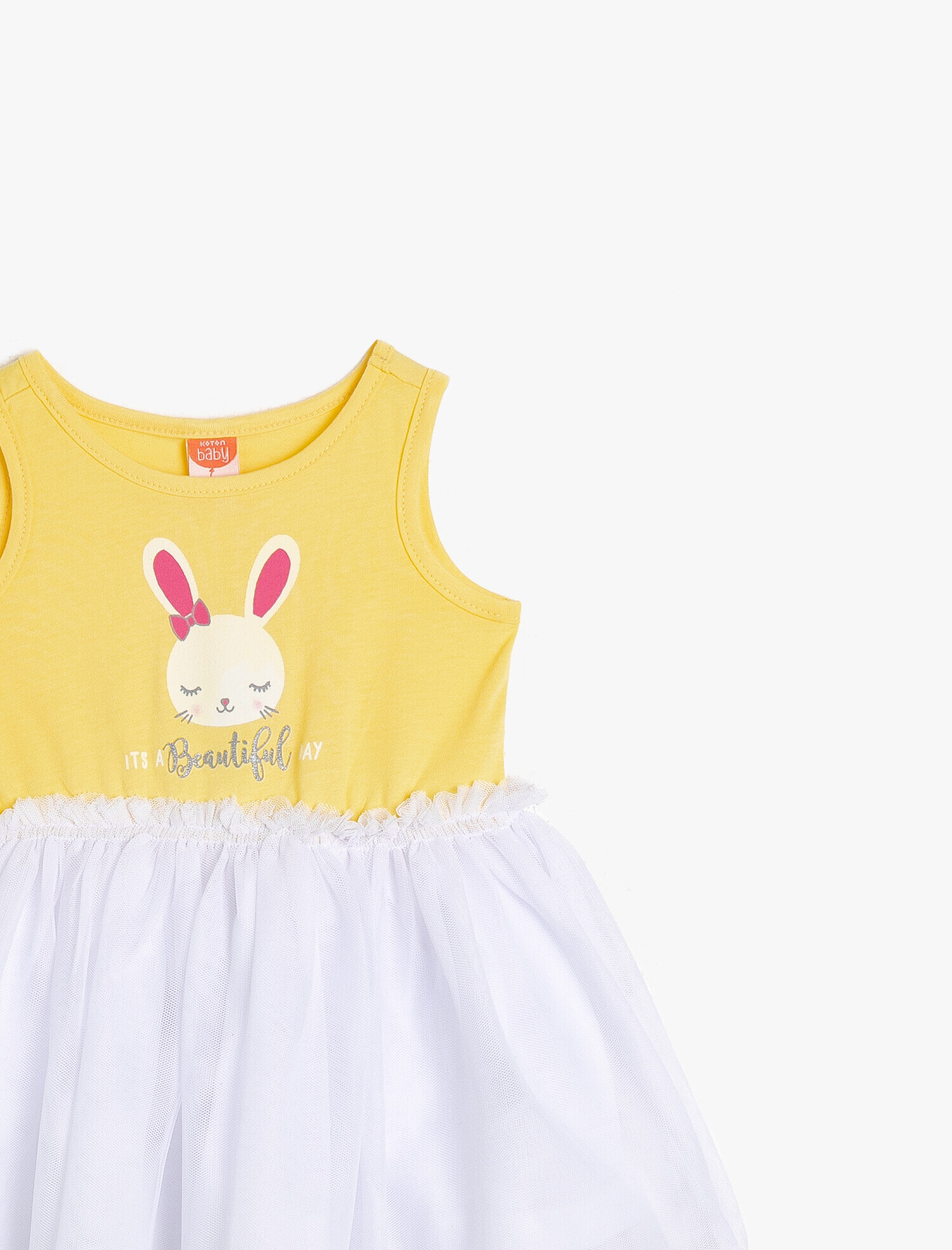  Kız Bebek Tül Detaylı Elbise