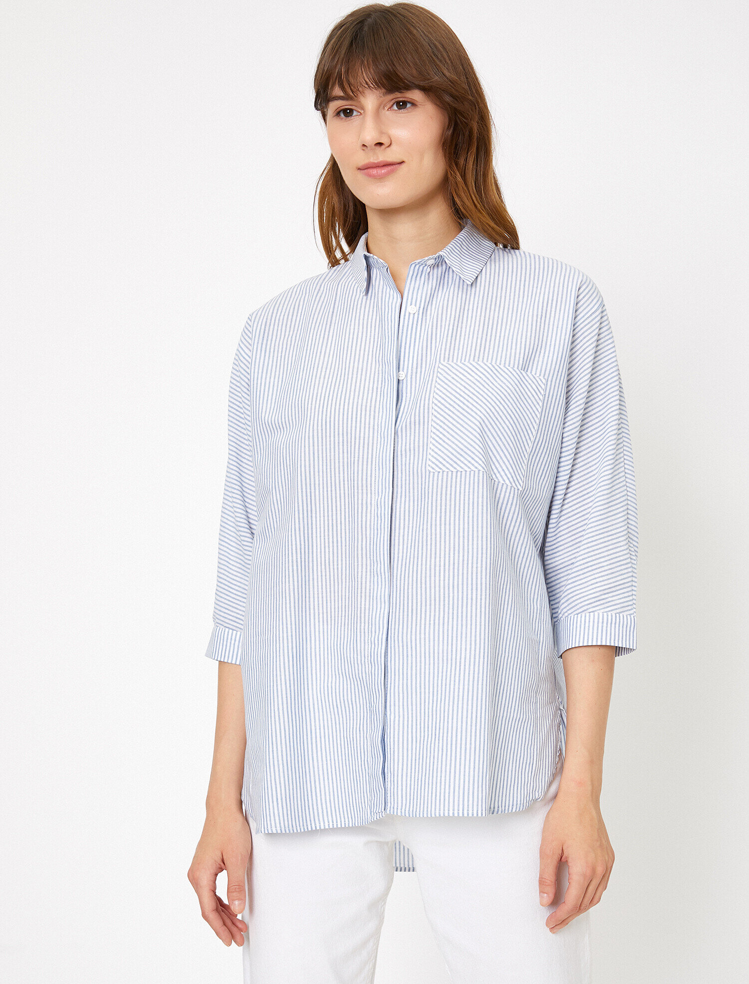   Cep Detaylı Gömlek