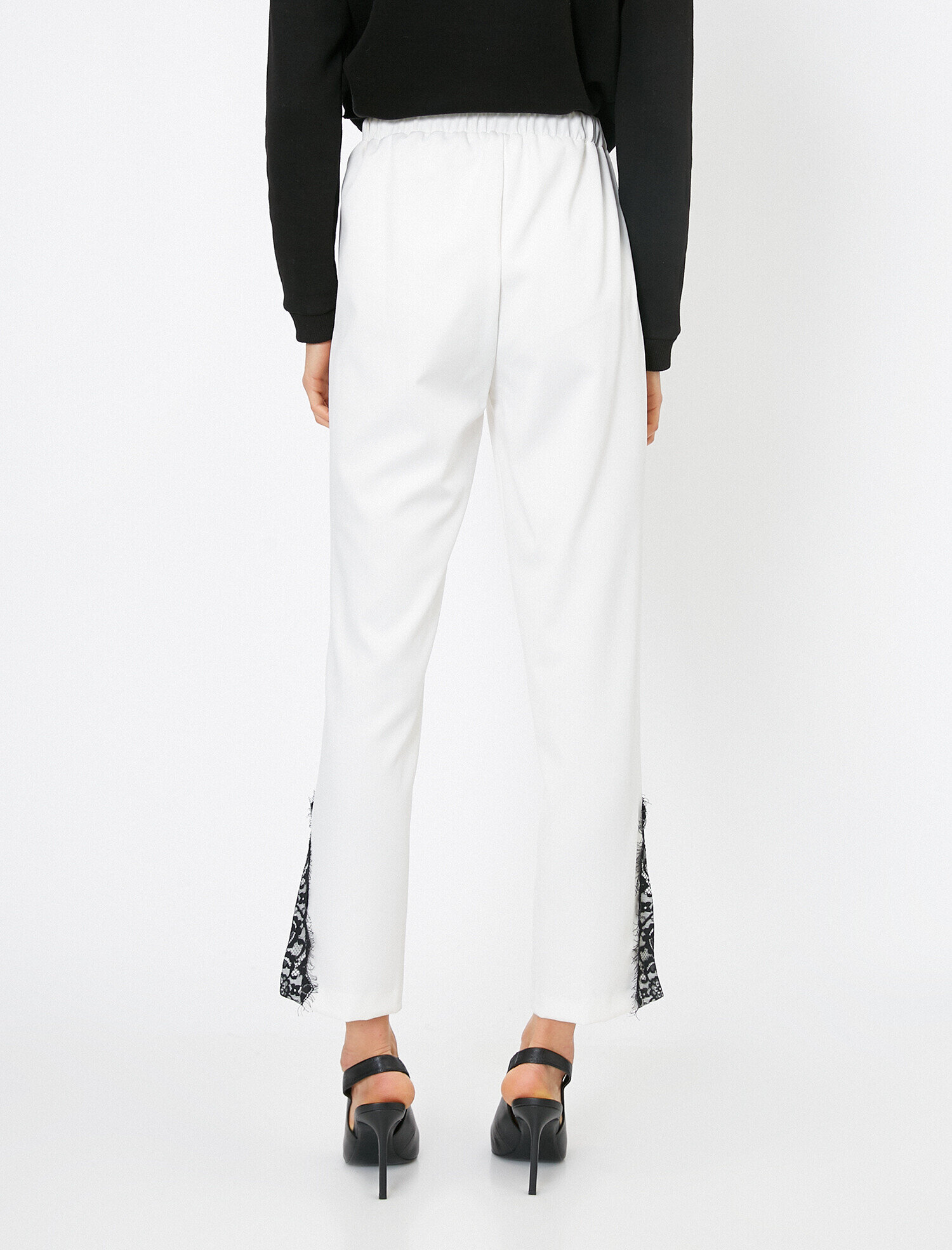   Dantel Detaylı Pantolon