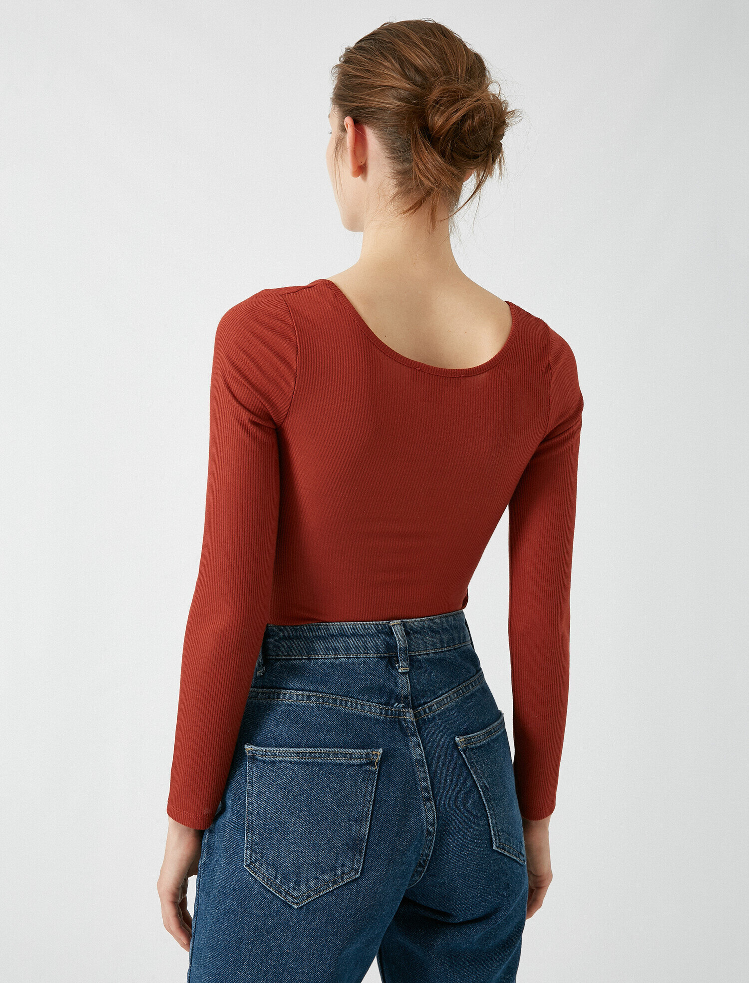   Uzun Kollu Badi Çıtçıtlı Önü Düğmeli