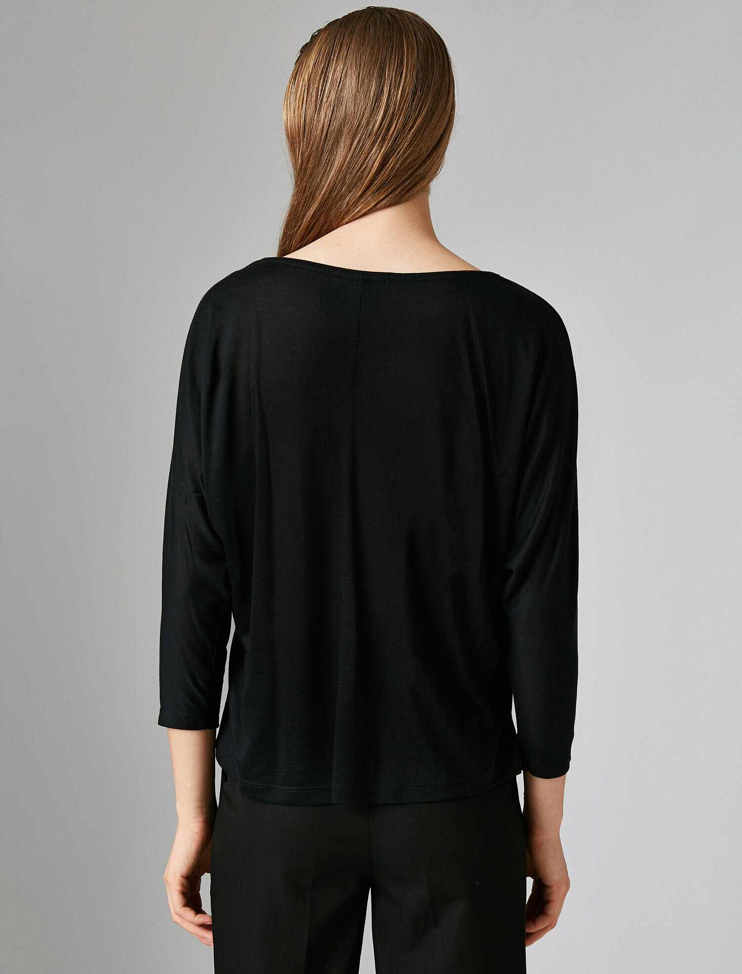   Uzun Kollu Tişört Lyocell Basic