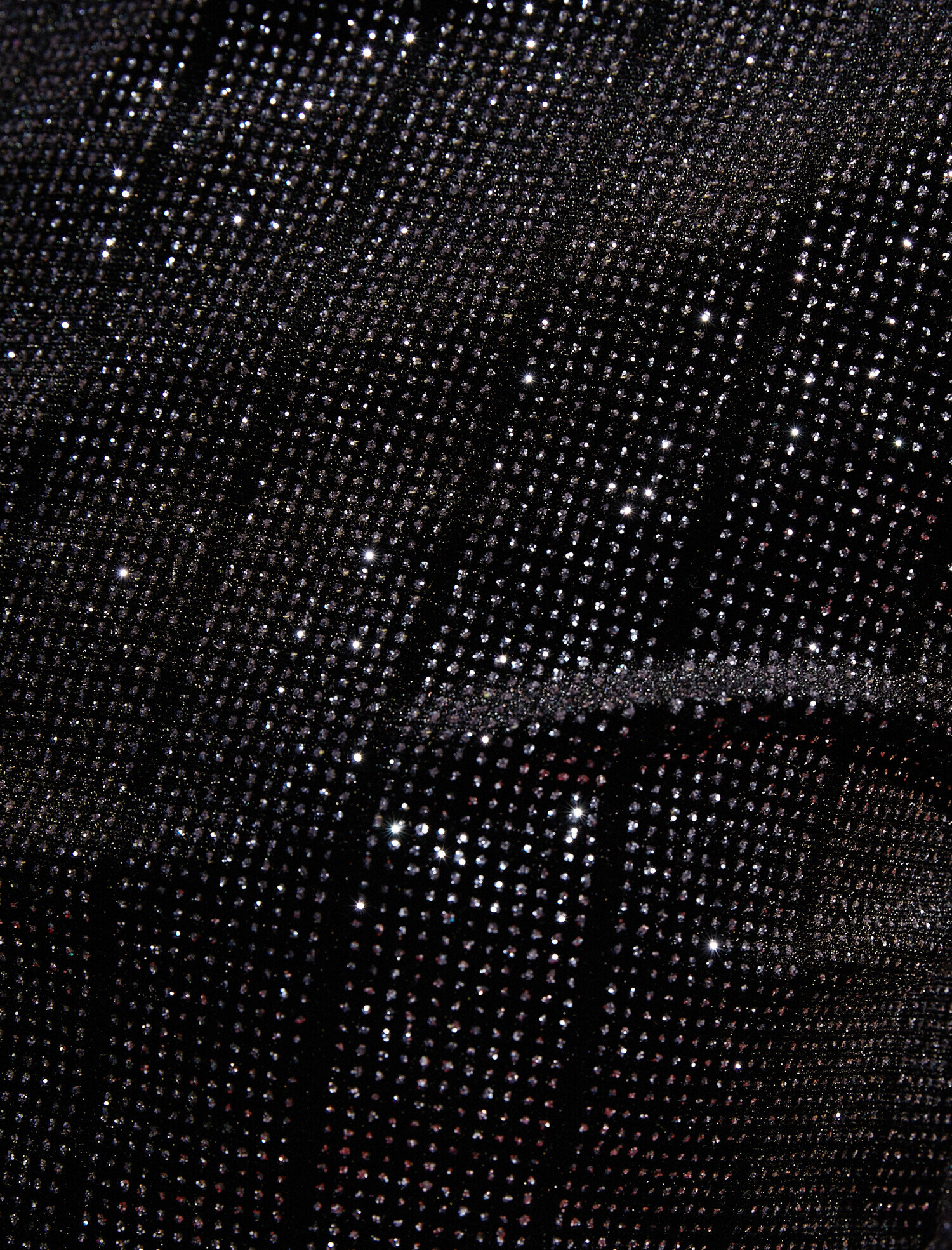   Vatkalı Dik Yaka Simli Çizgili Tişört