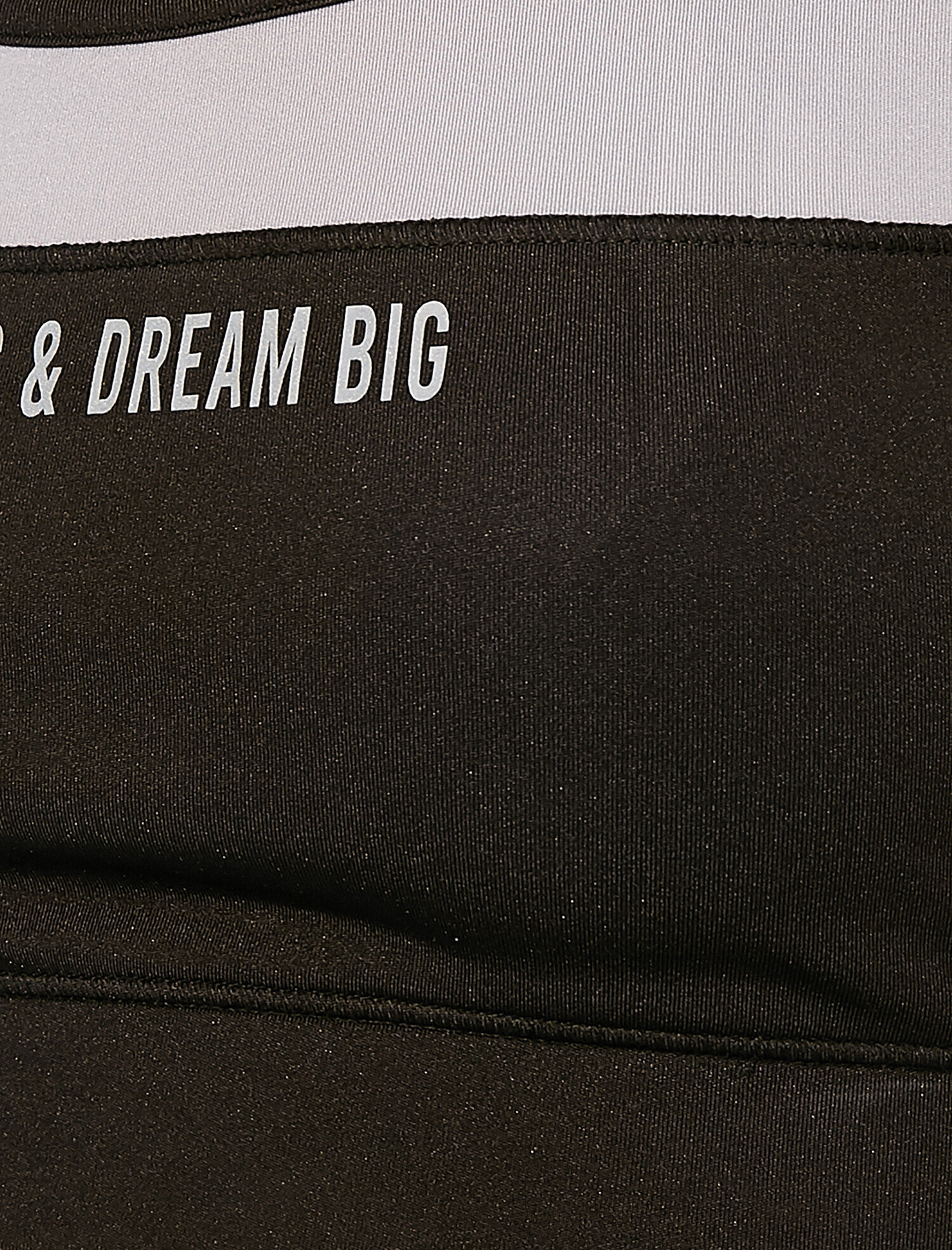   Slogan Baskılı Sporcu Sütyeni