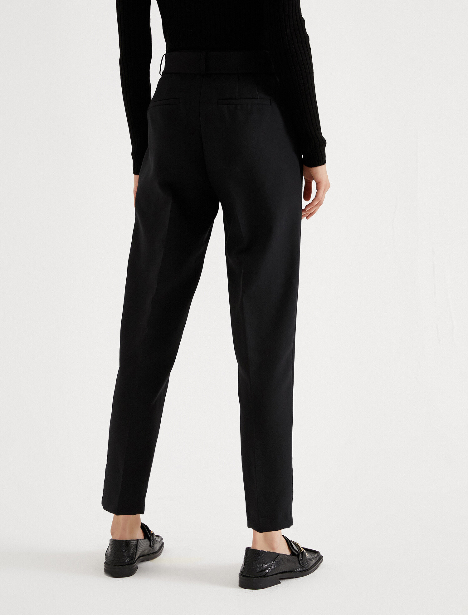   Kemerli Crop Pantolon