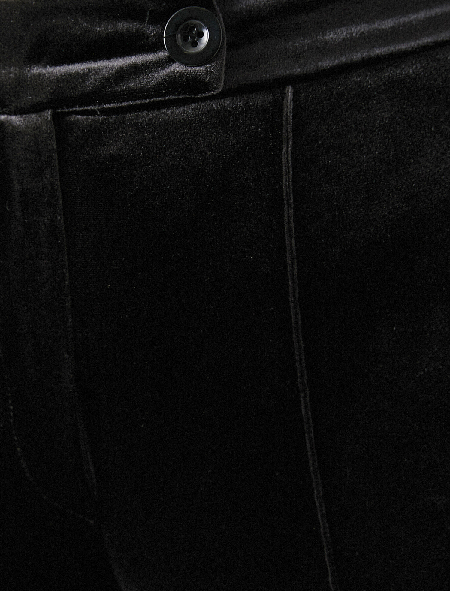   Kadife Geniş Paça Yüksek Bel Pantolon