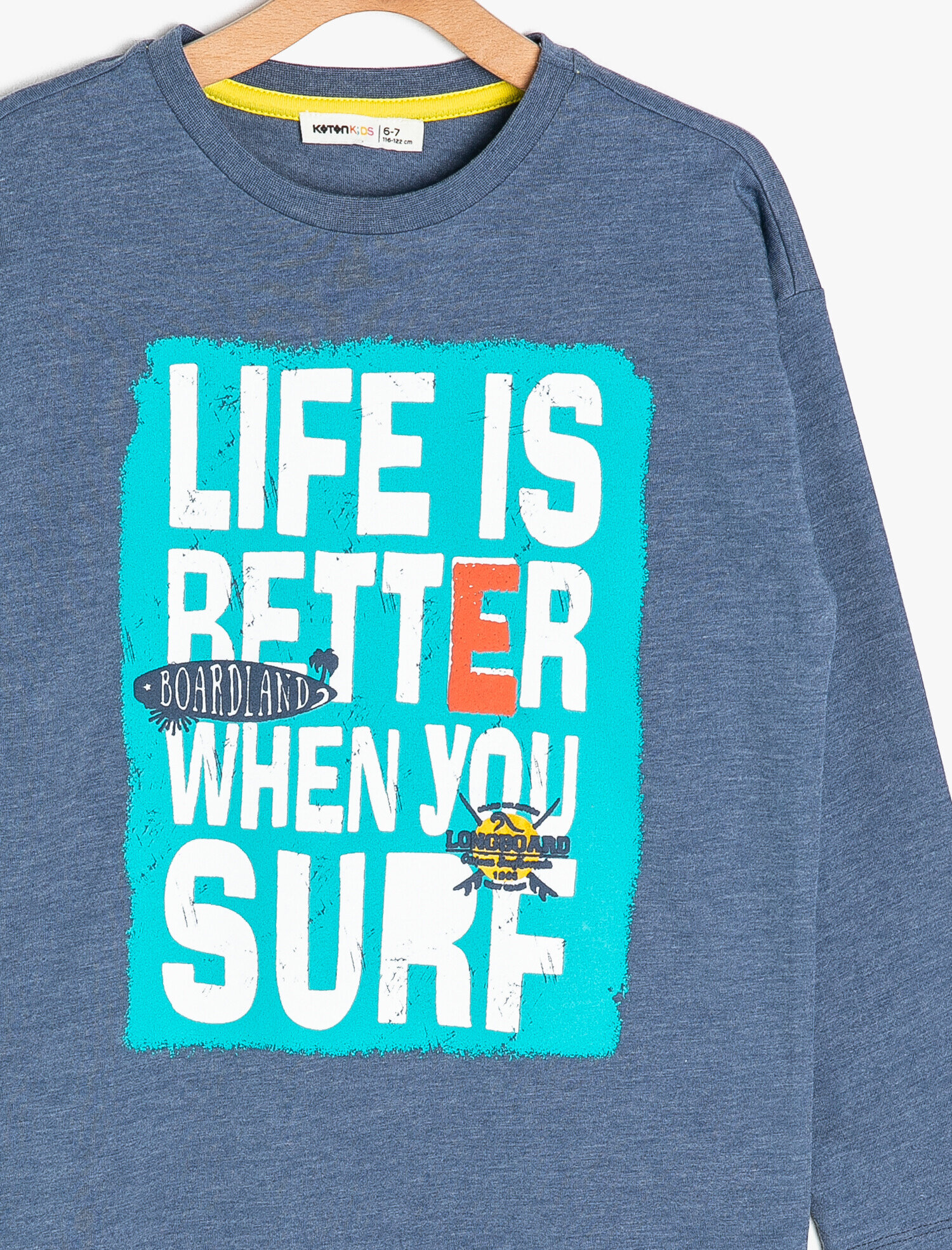  Erkek Çocuk Baskılı Sweatshirt Uzun Kollu