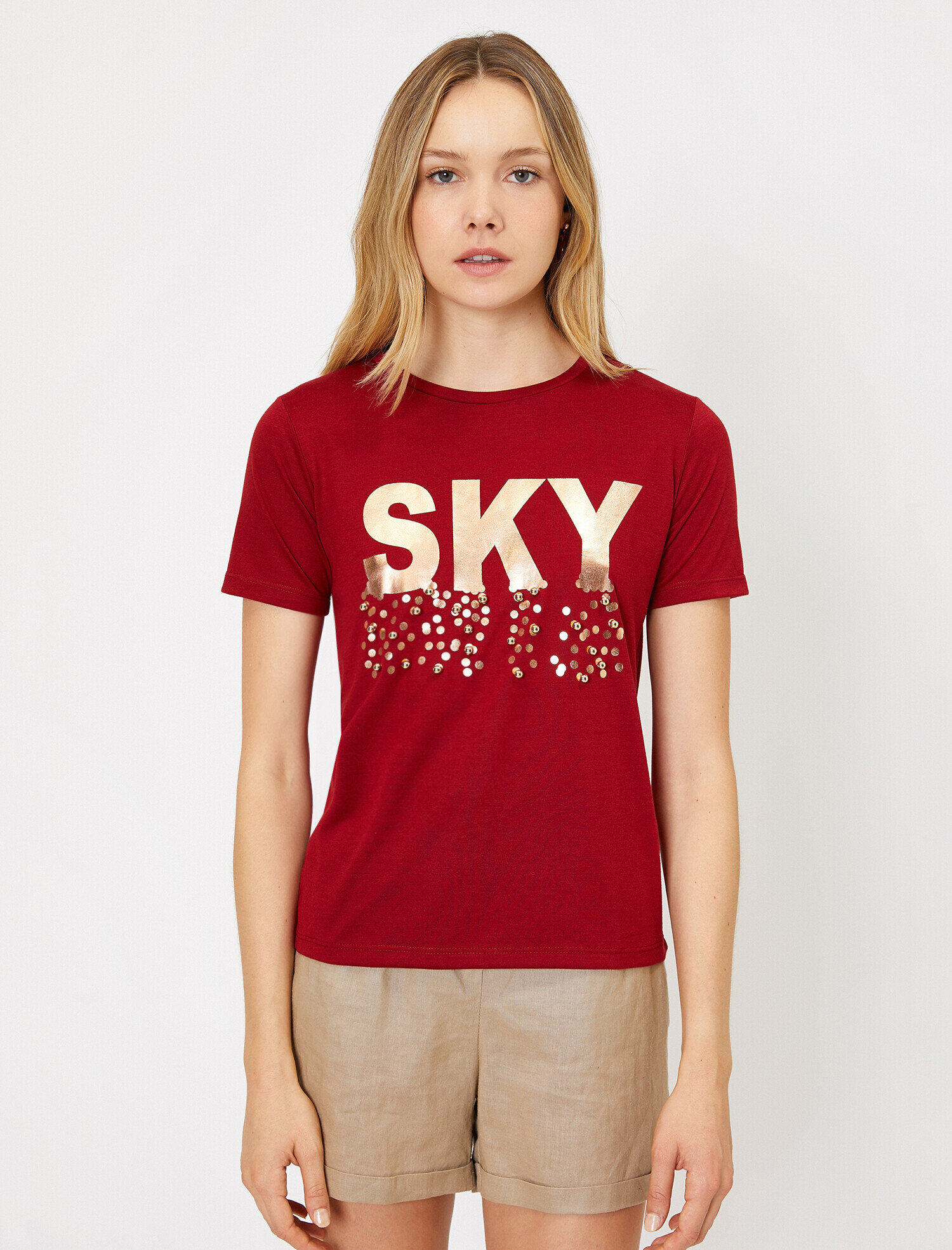   Yazılı Baskılı Tişört