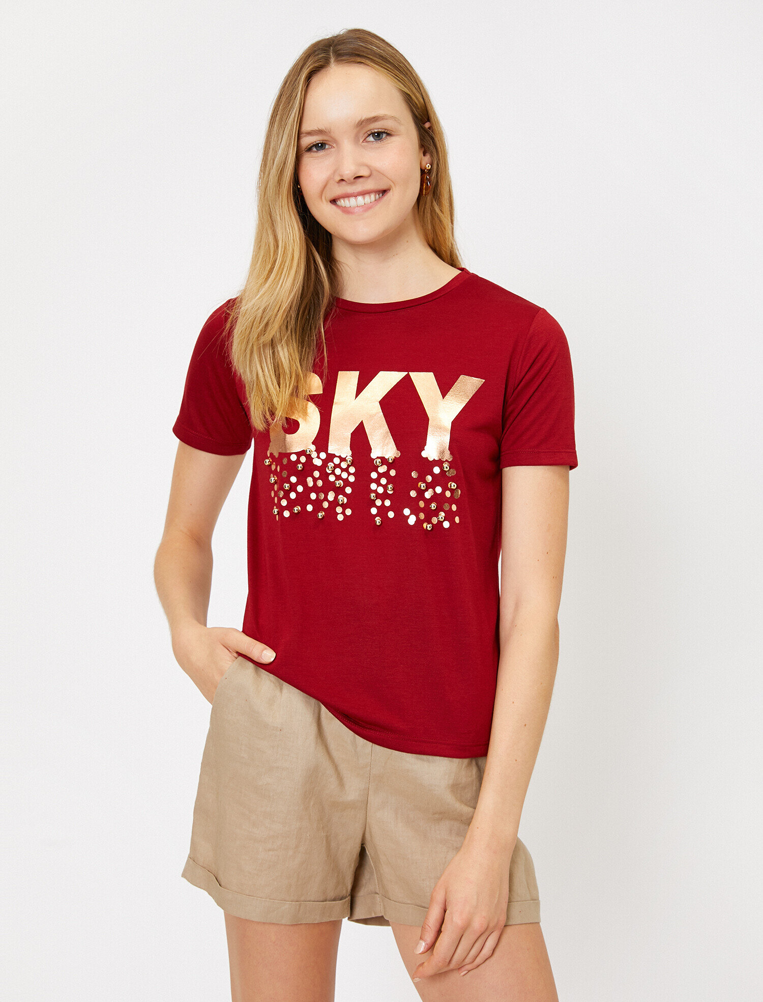   Yazılı Baskılı Tişört