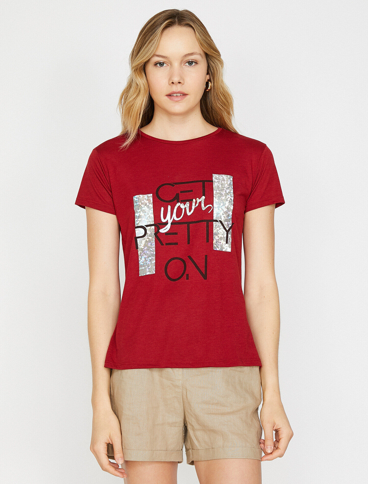   Yazılı Baskılı Tişört