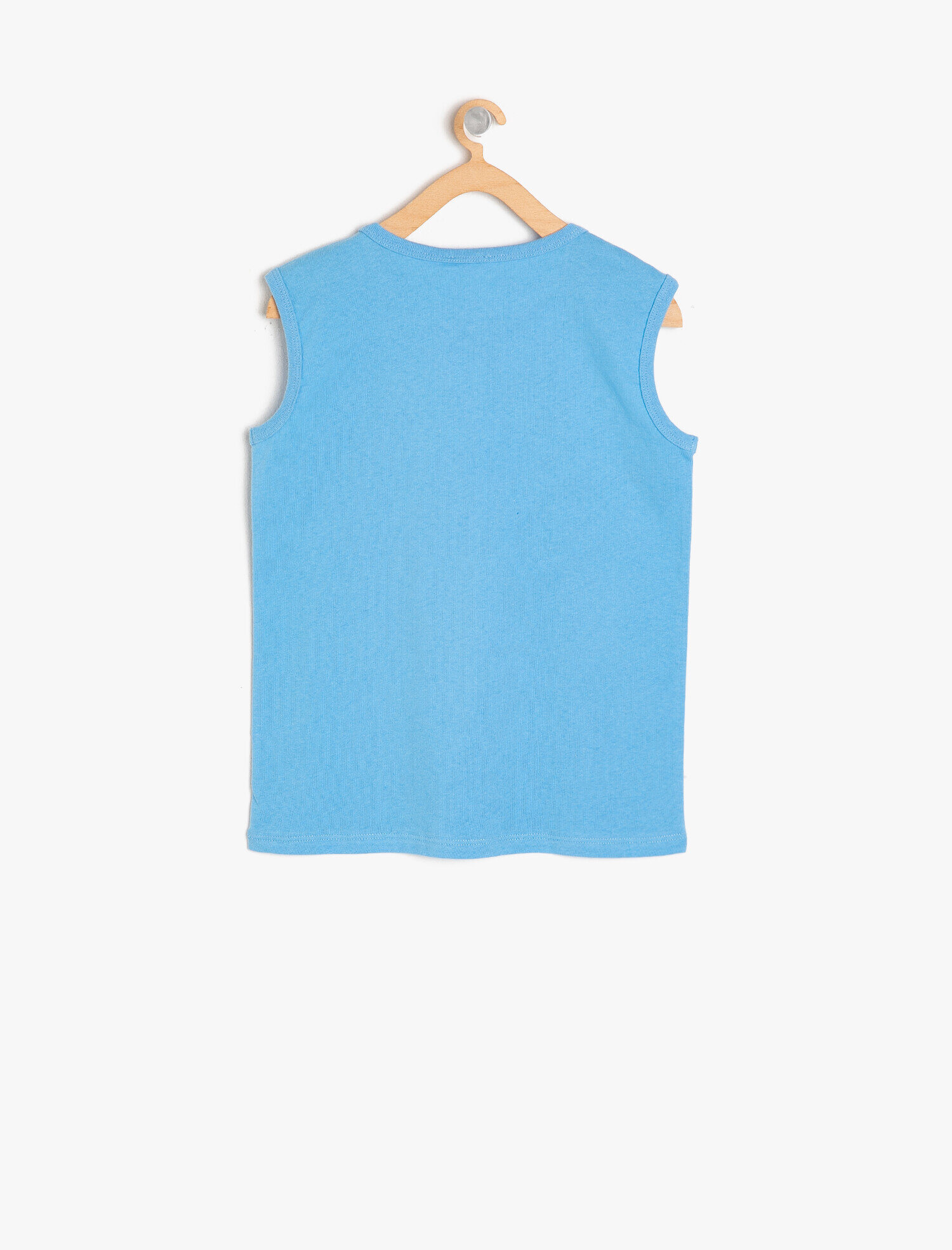  Erkek Çocuk Baskılı Atlet Bisiklet Yaka