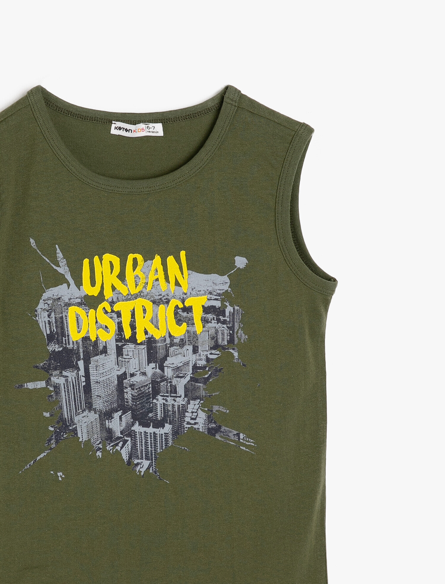  Erkek Çocuk Baskılı Atlet Pamuklu