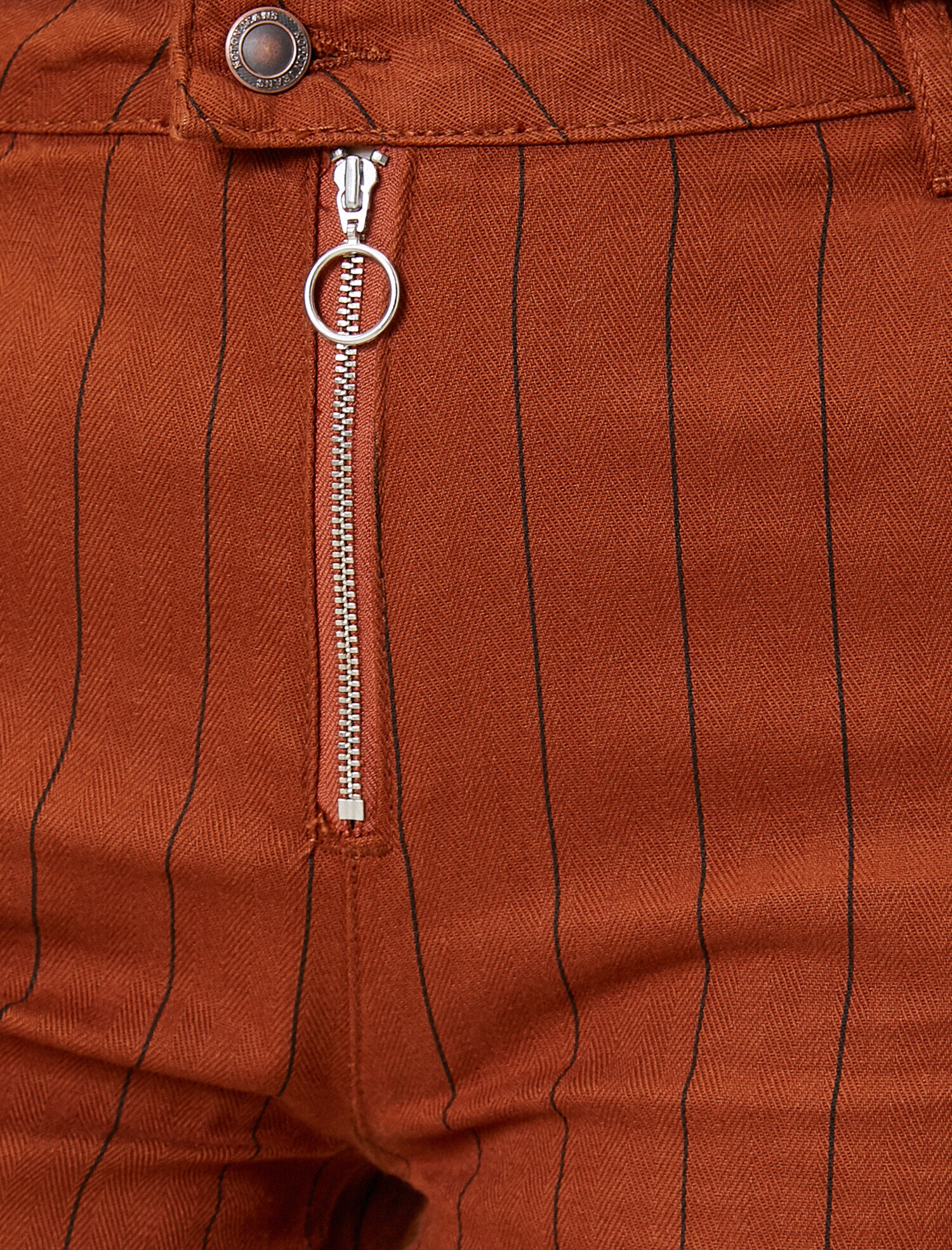   Kot Pantolon Geniş Paça Yüksek Bel Rahat Kesim