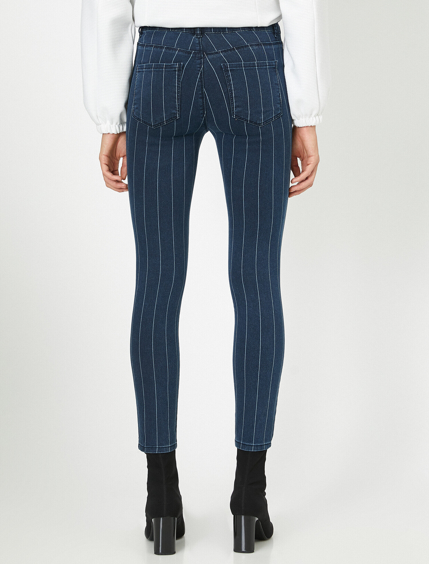   Skinny Fit Jean -Yüksek Bel Dar Kesim Dar Paça Pantolon