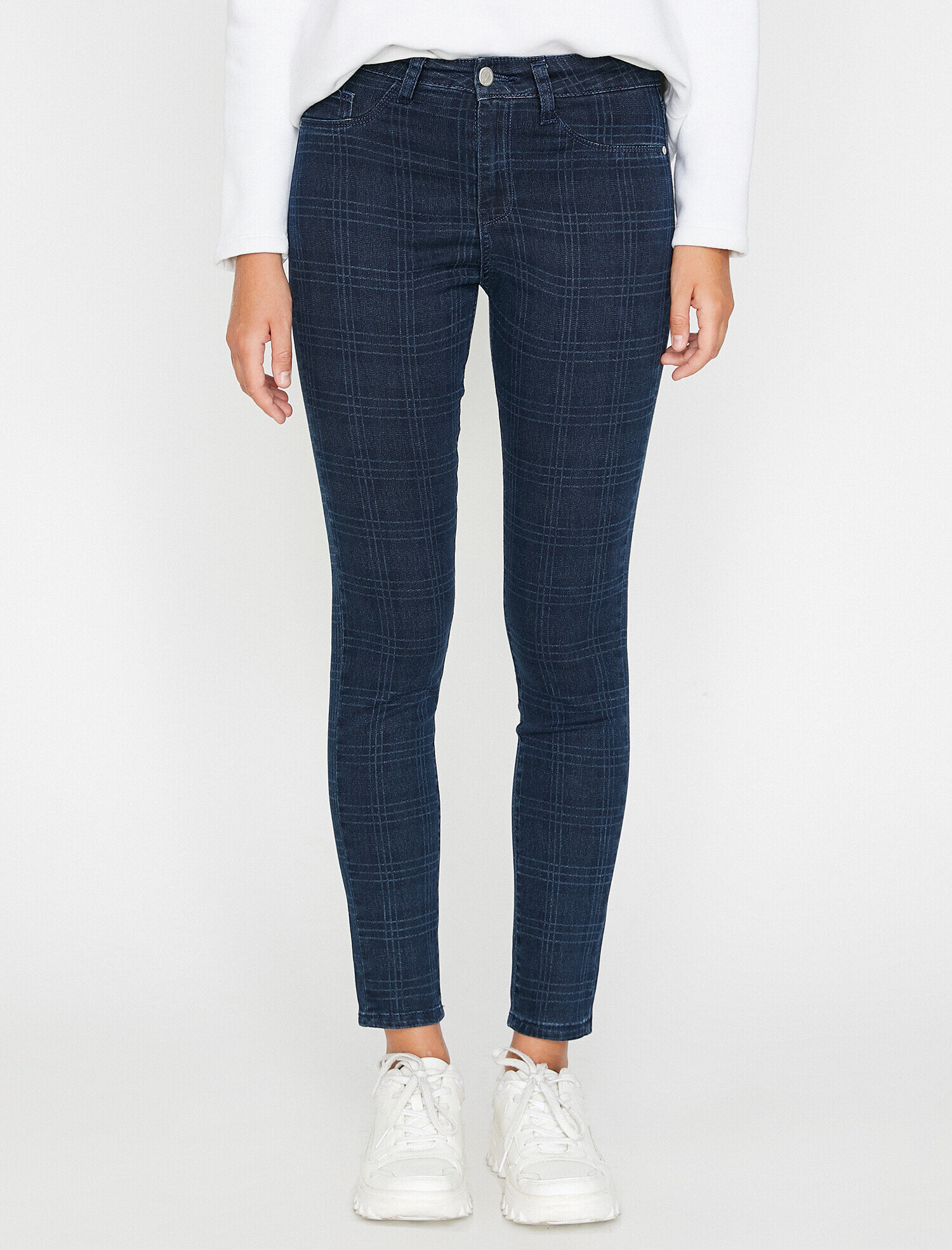   Skinny Fit Jean -Yüksek Bel Dar Kesim Dar Paça Pantolon