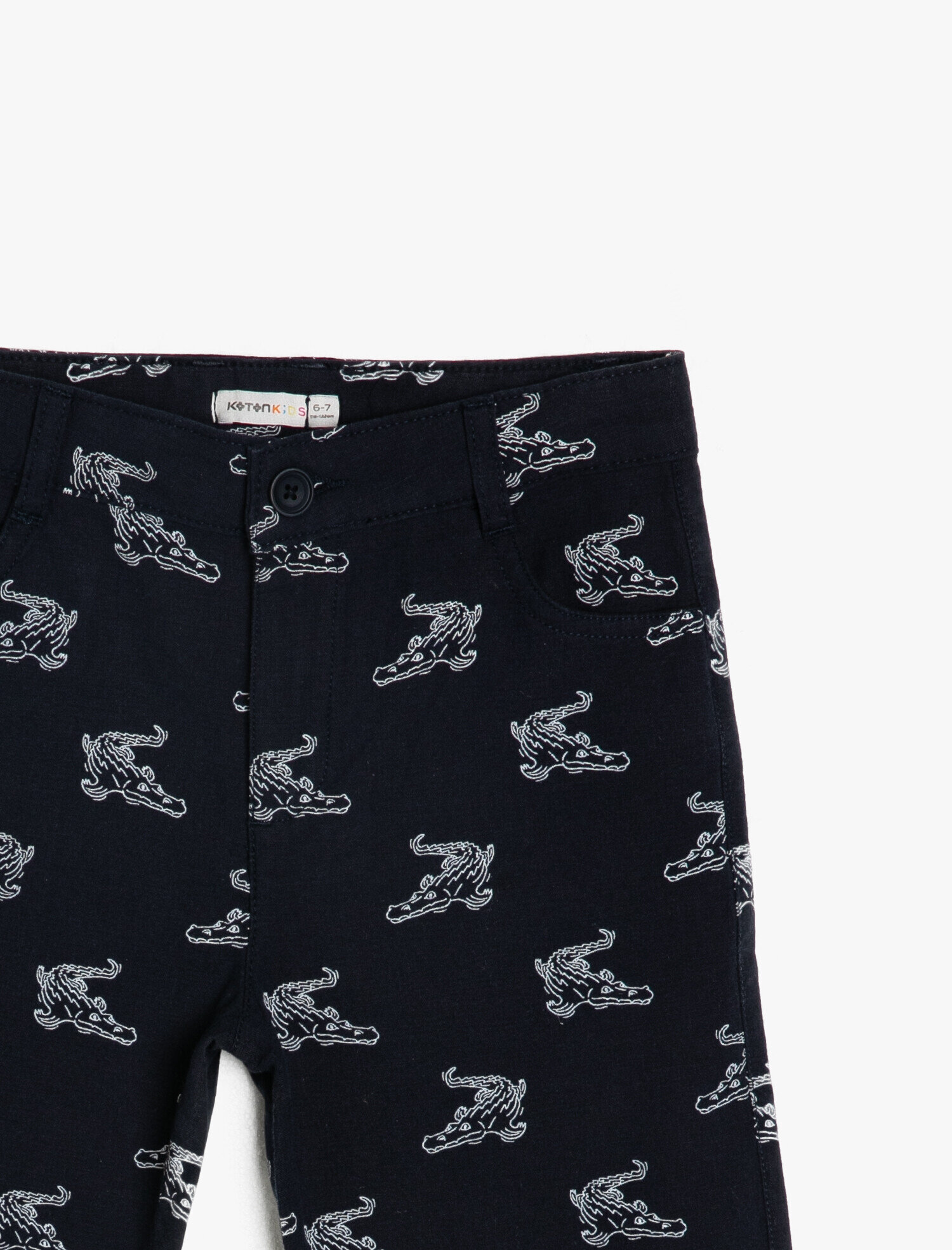 Erkek Çocuk Cepli Desenli Şort