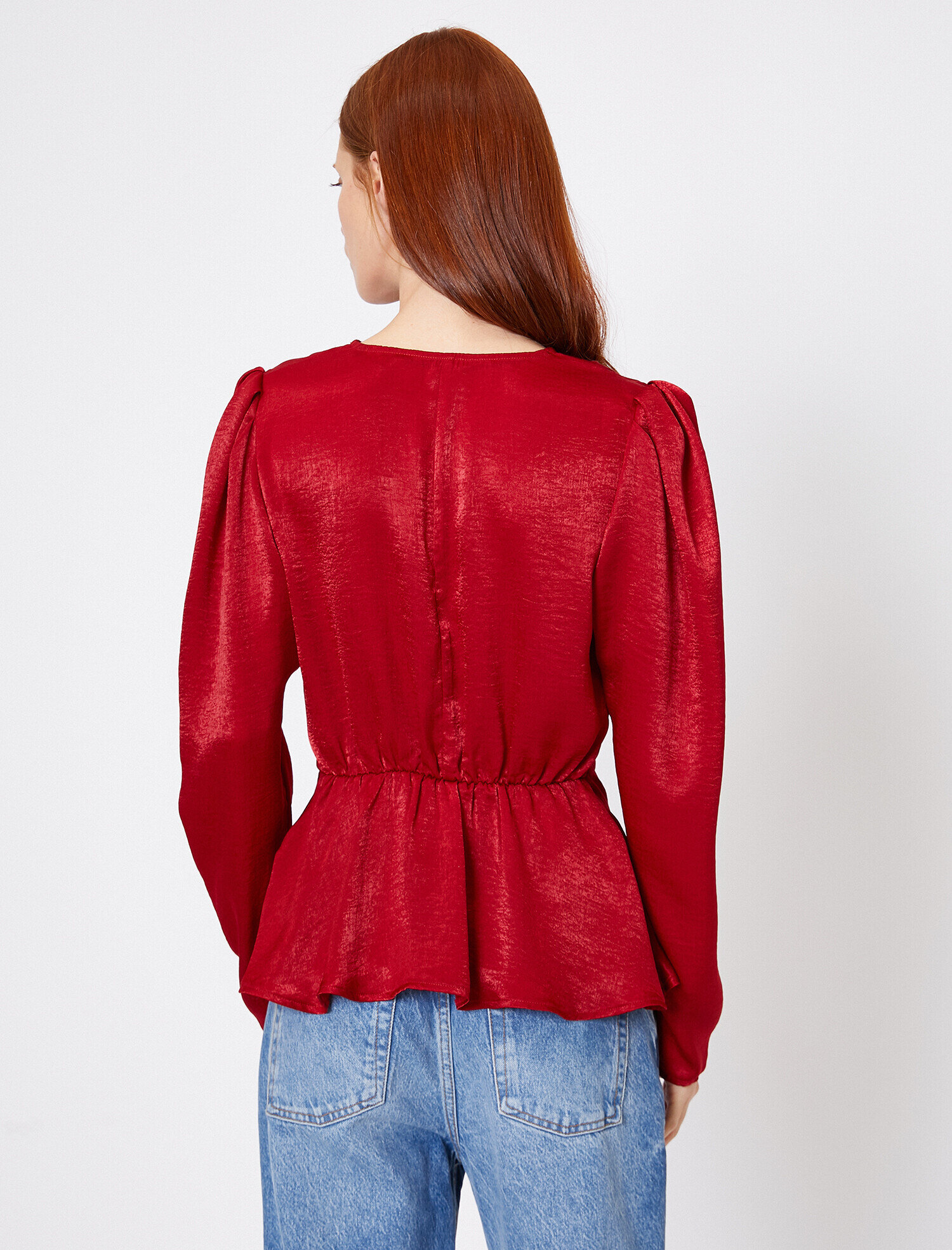 Uzun Kollu V Yaka Bluz