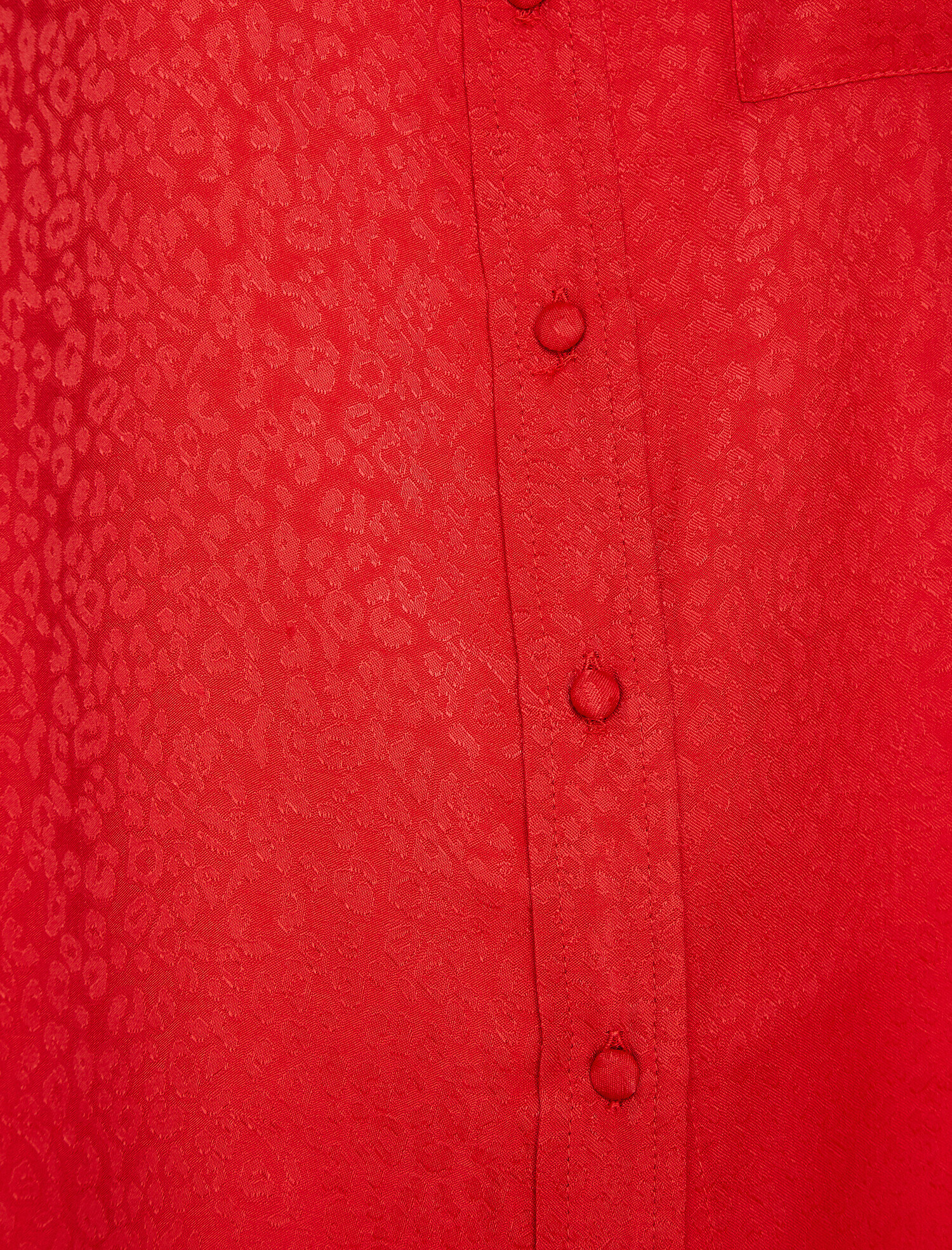   Leopar Desenli Gömlek