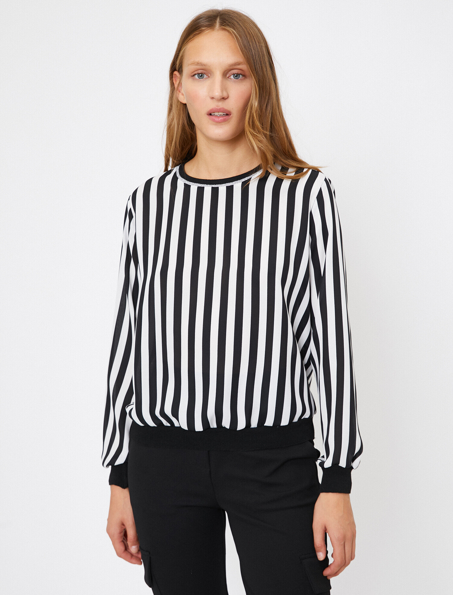 Çizgili Bluz