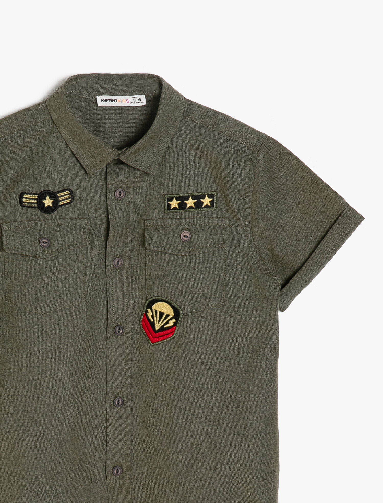  Erkek Çocuk İşlemeli Gömlek