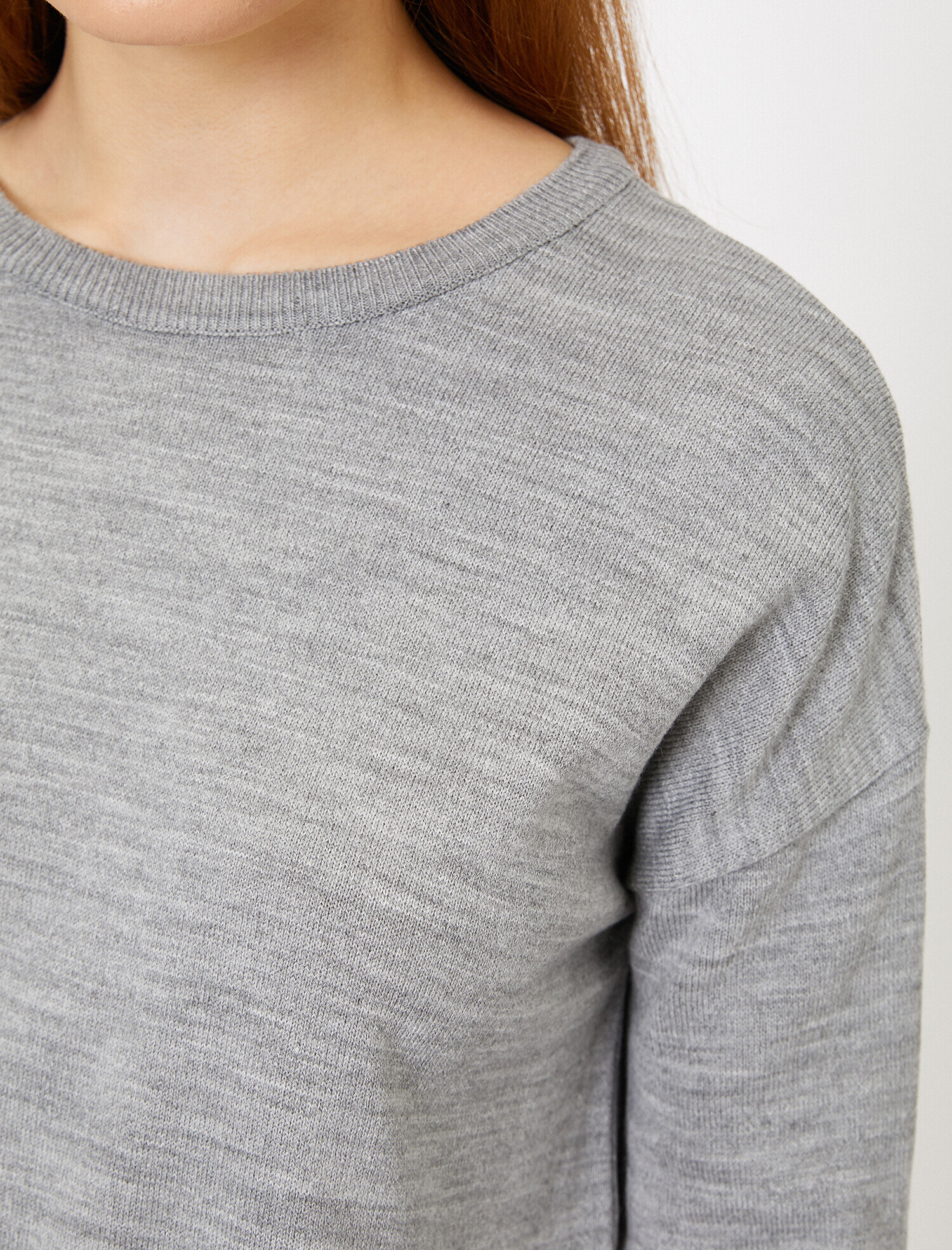   Bisiklet Yaka Triko Kazak