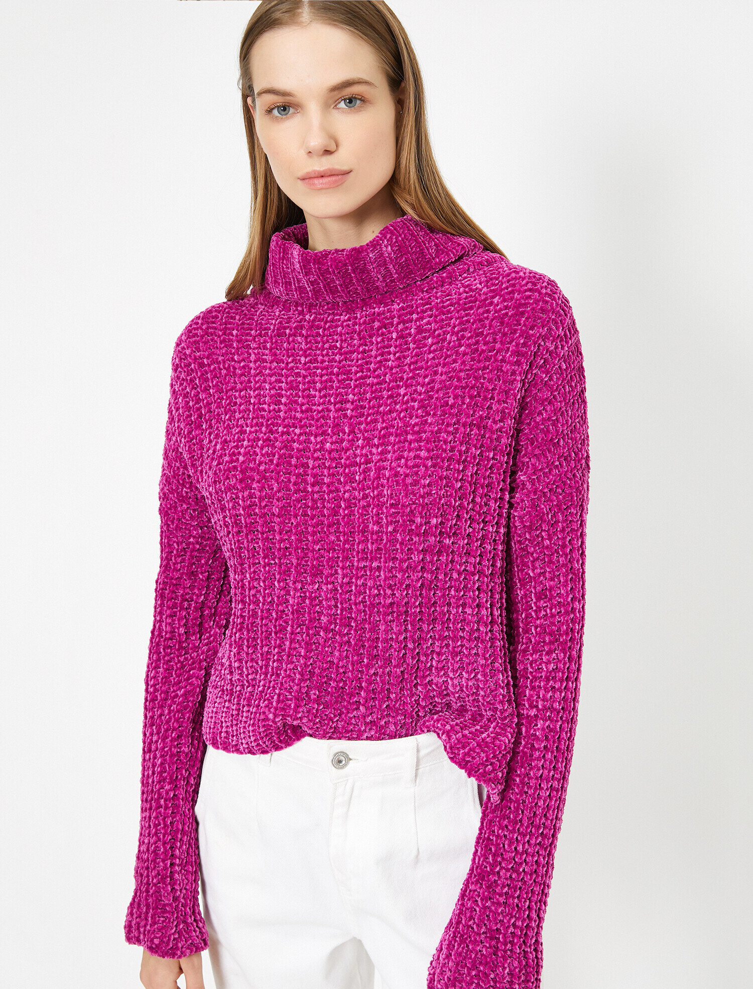   Örgülü Triko Kazak