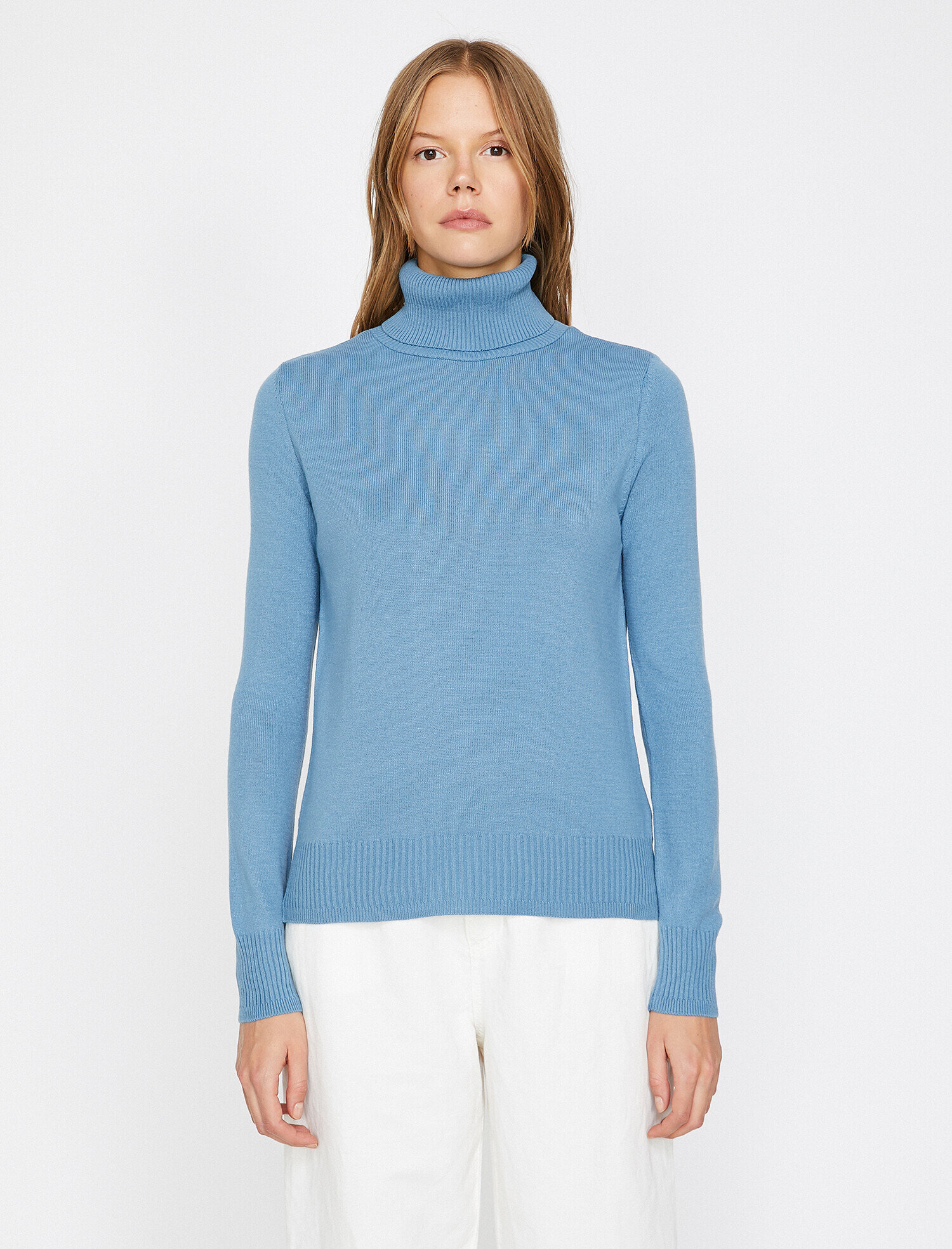   Boğazlı Triko Kazak