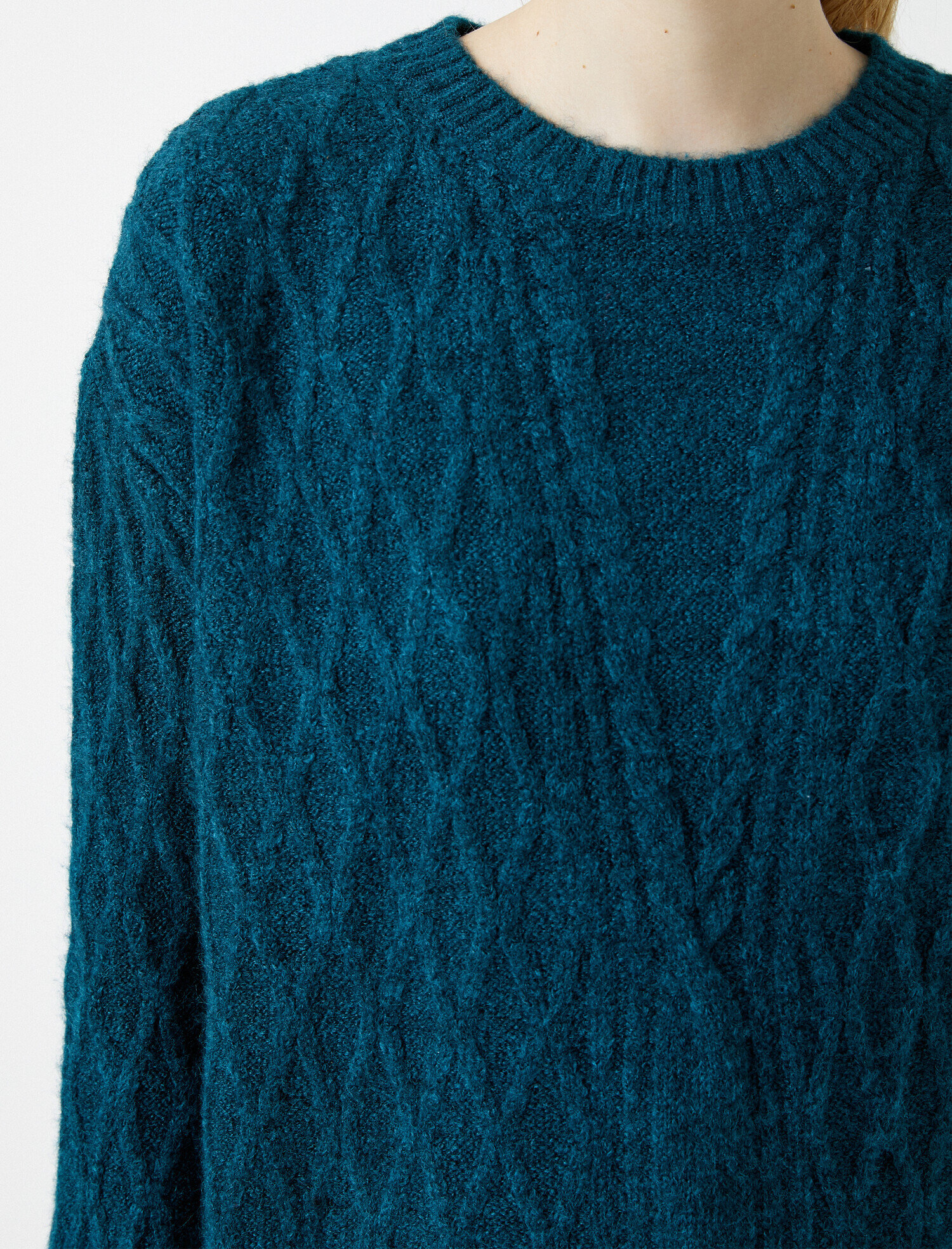   Bisiklet Yaka Triko Kazak