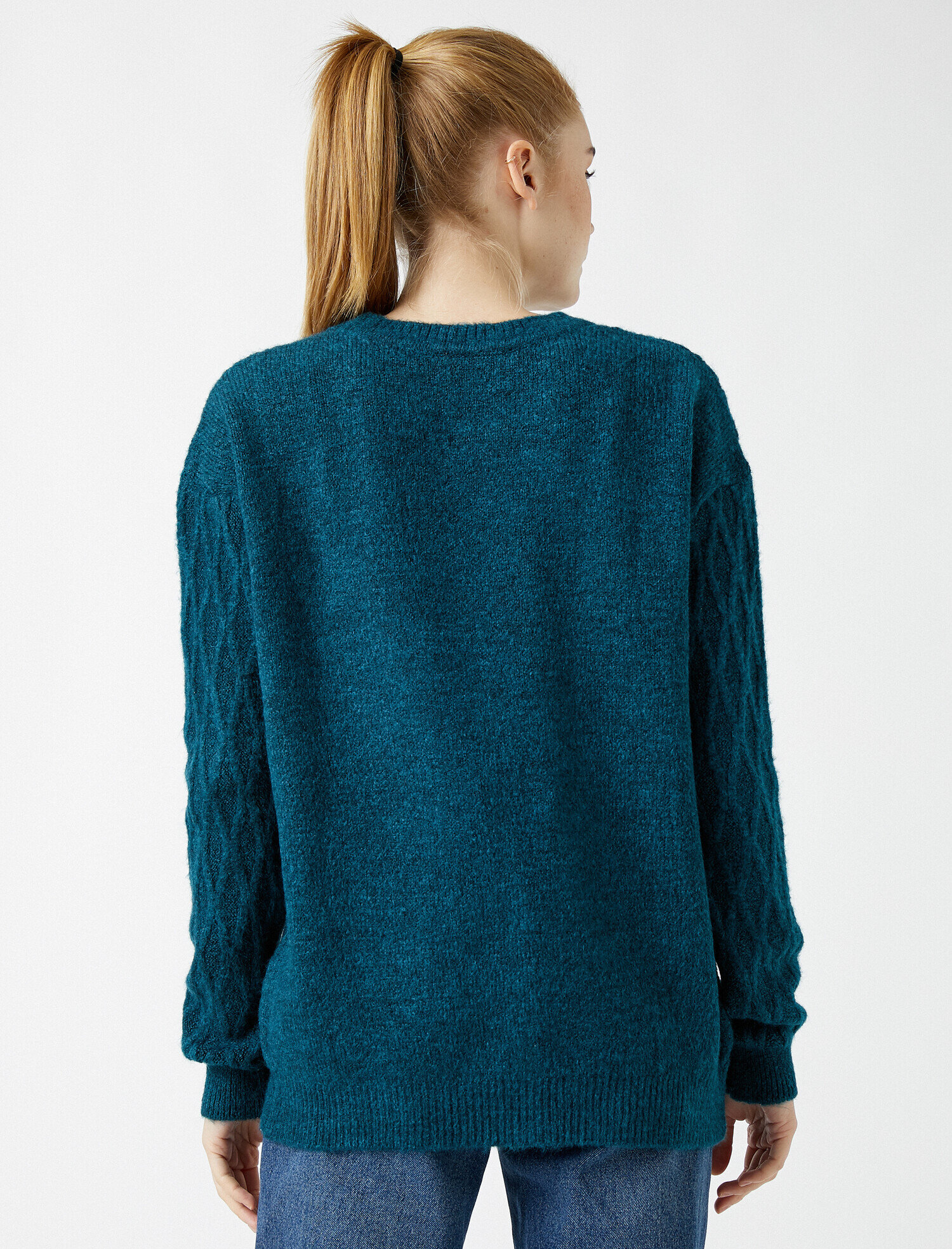   Bisiklet Yaka Triko Kazak