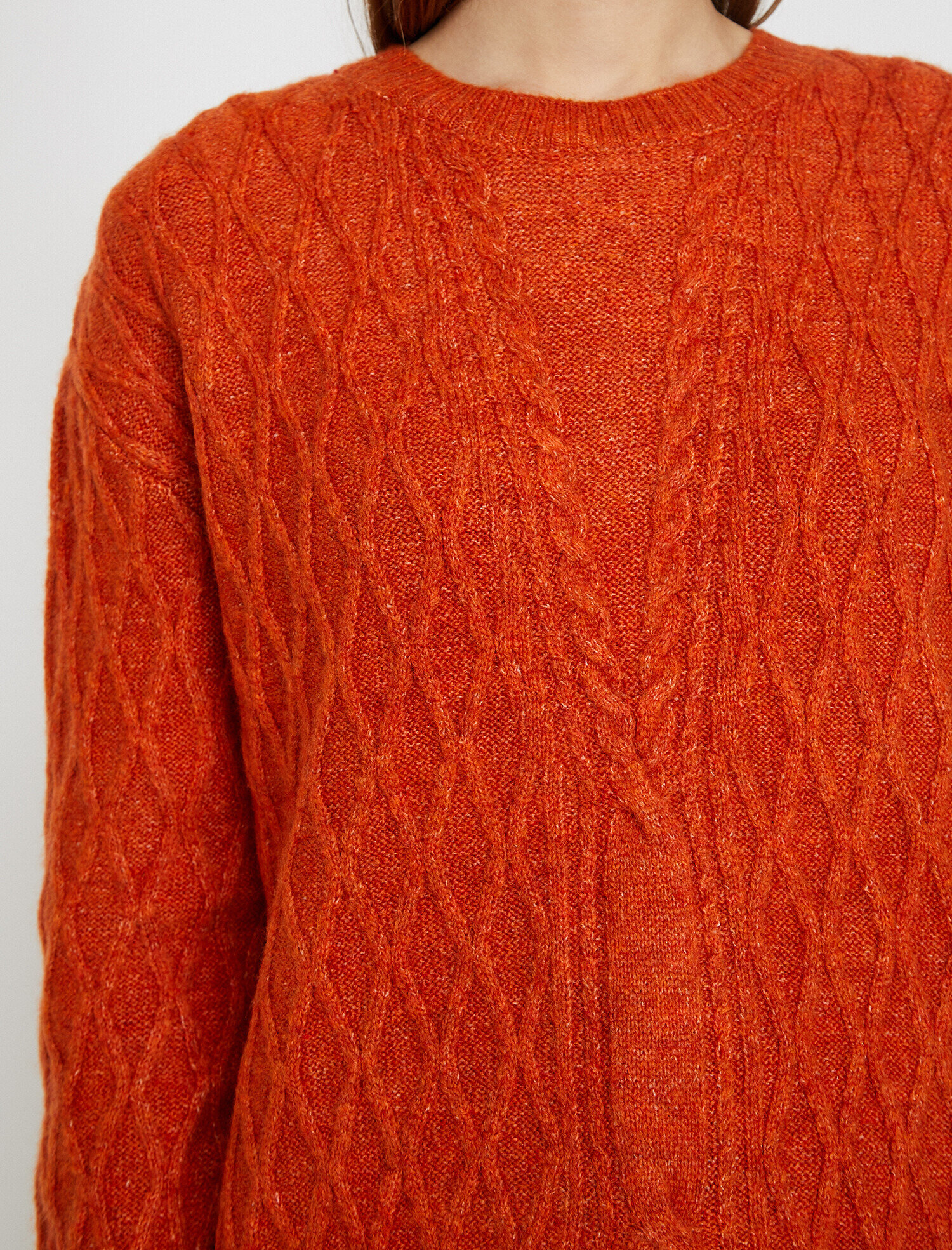   Örgülü Triko Kazak