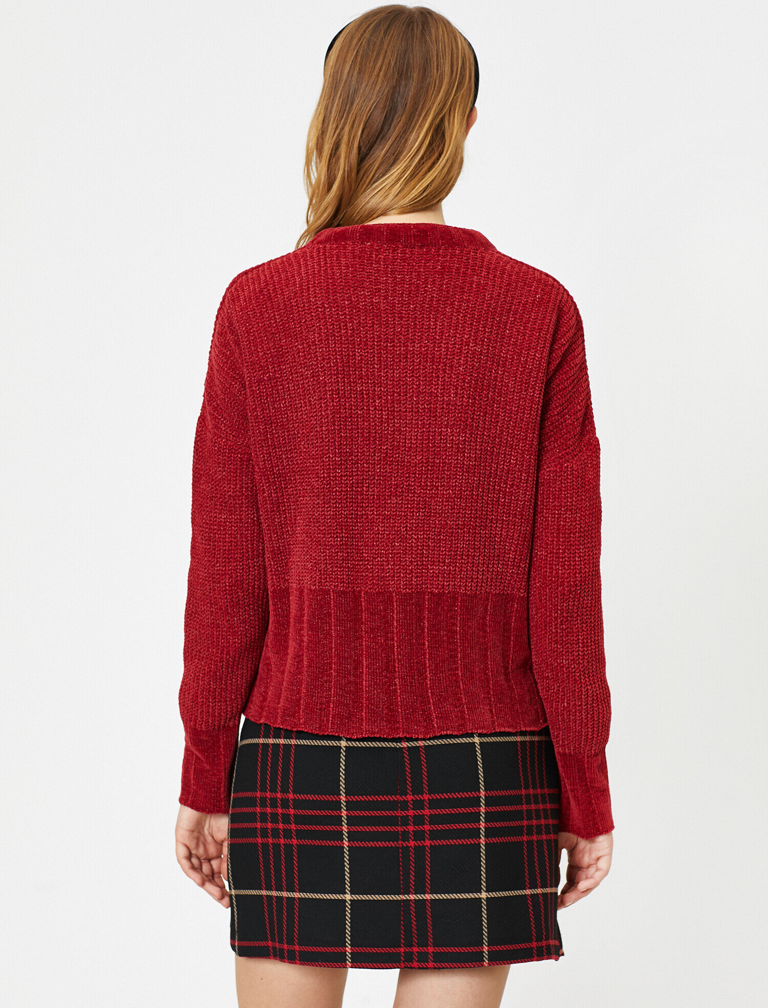   Örgülü Triko Kazak