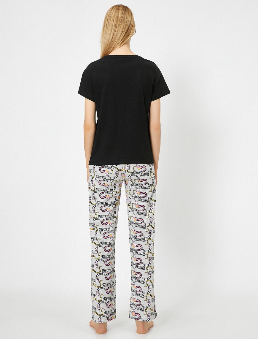   Pamuklu Power Puff Girls Lisanslı Pijama Takımı