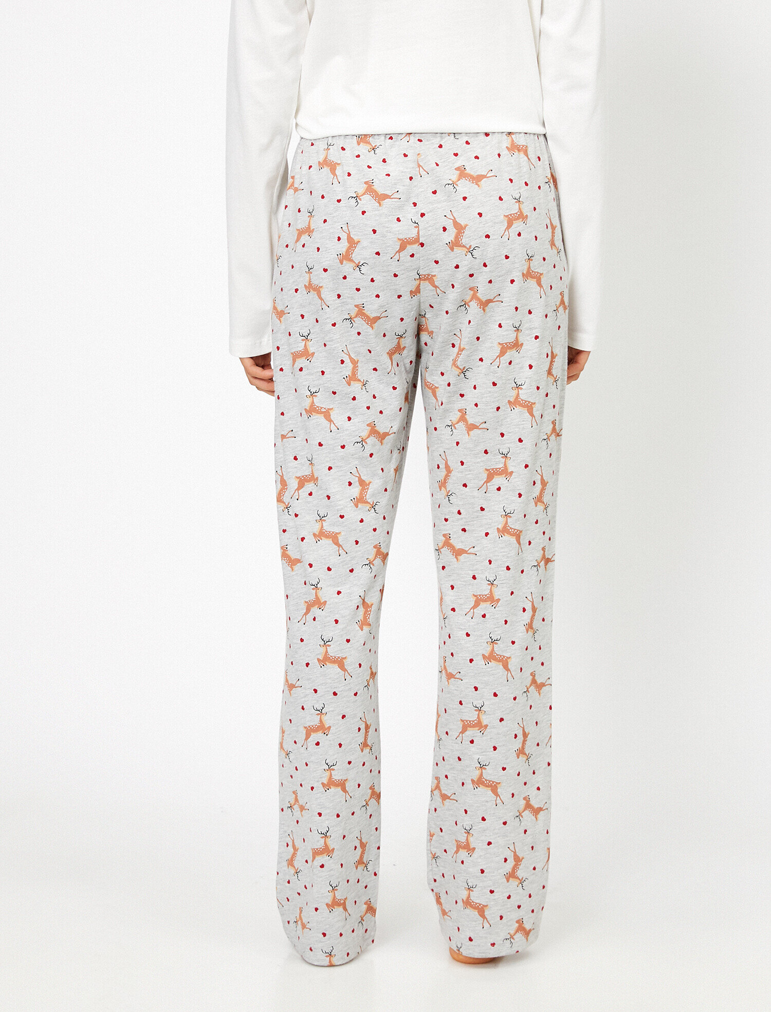   Yılbaşı Temalı Pijama Seti Baskılı