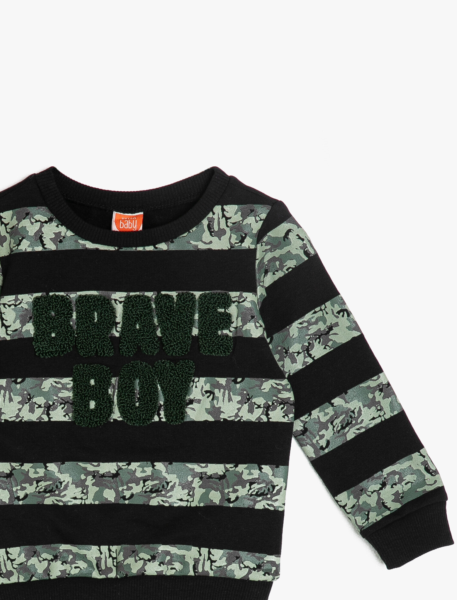  Erkek Bebek İşlemeli Sweatshirt