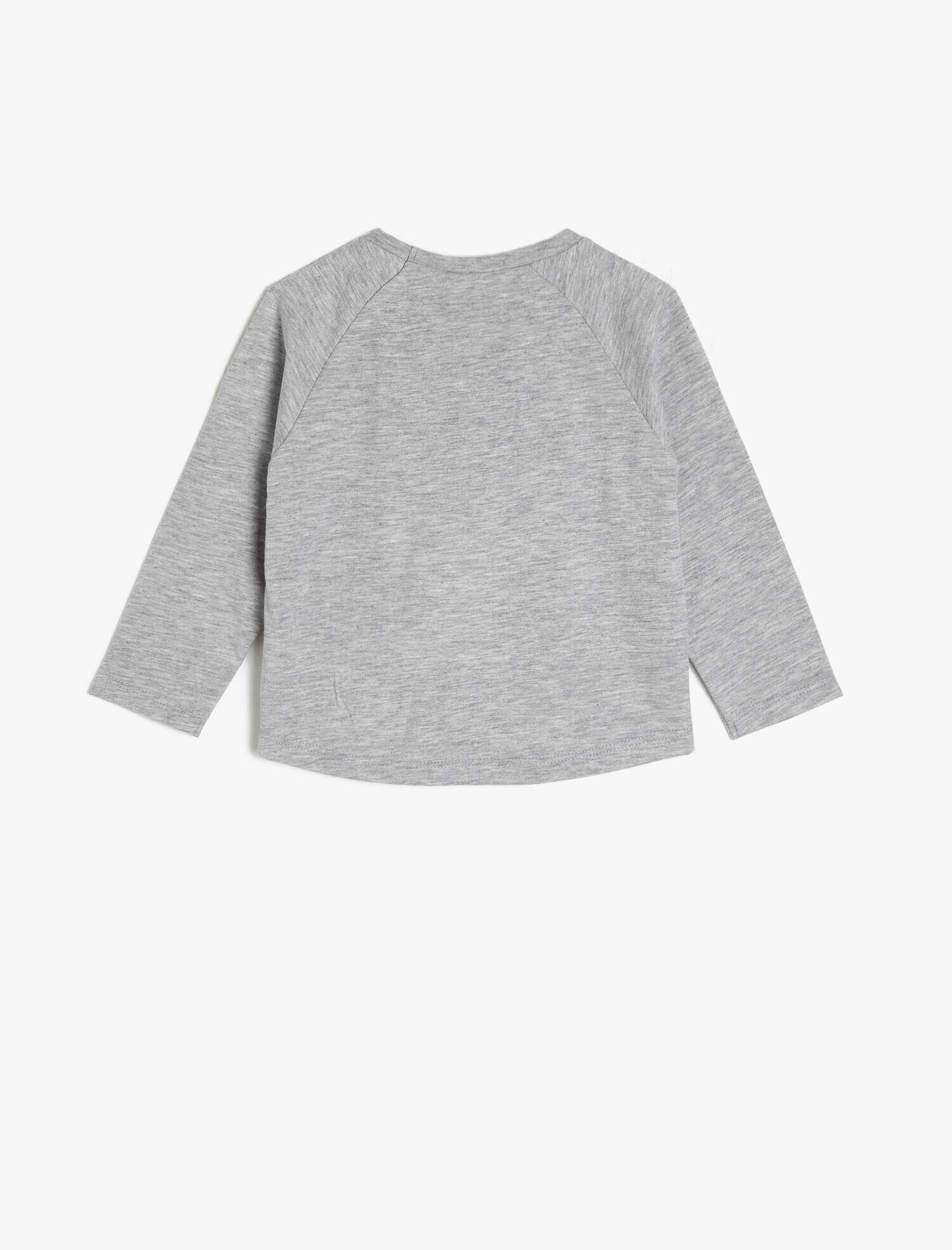  Erkek Bebek İşlemeli Tişört Uzun Kollu