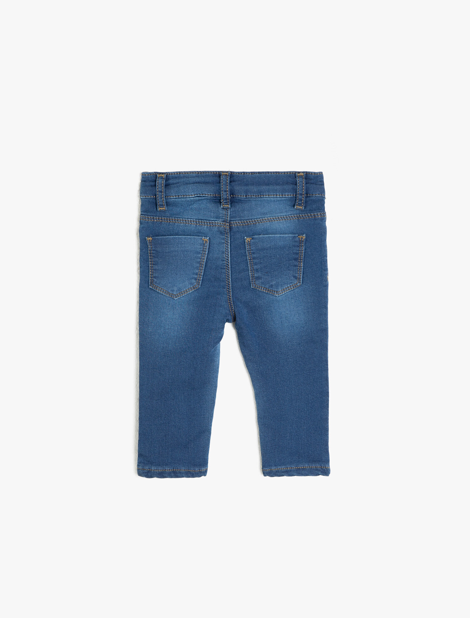 Erkek Bebek Cep Detaylı Jean Pantolon