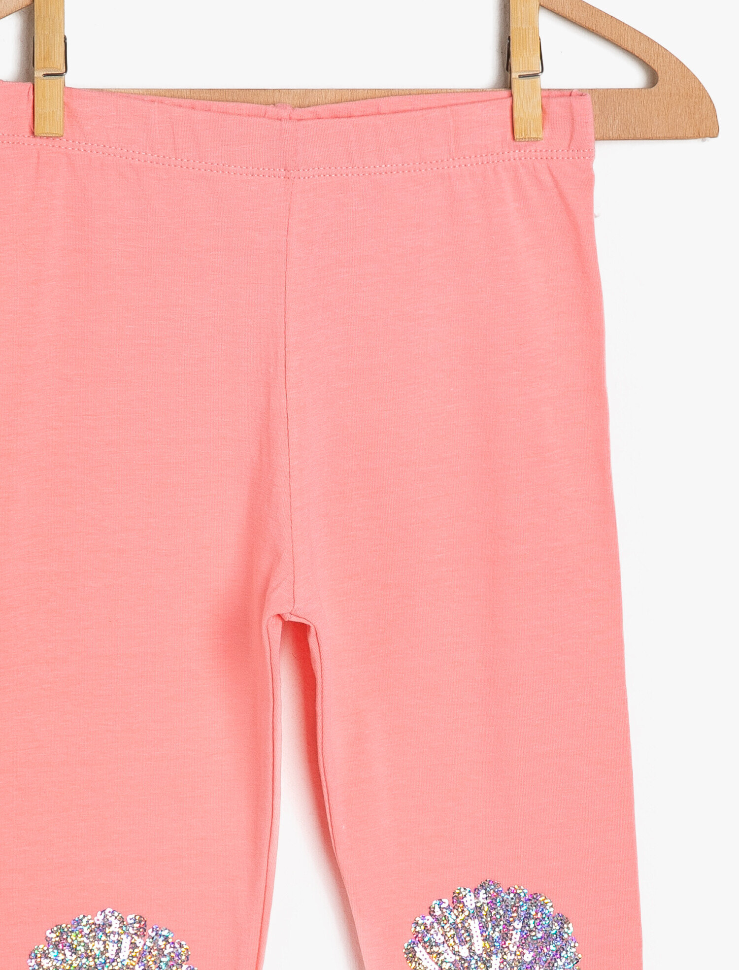  Kız Çocuk Pul Detaylı Tayt