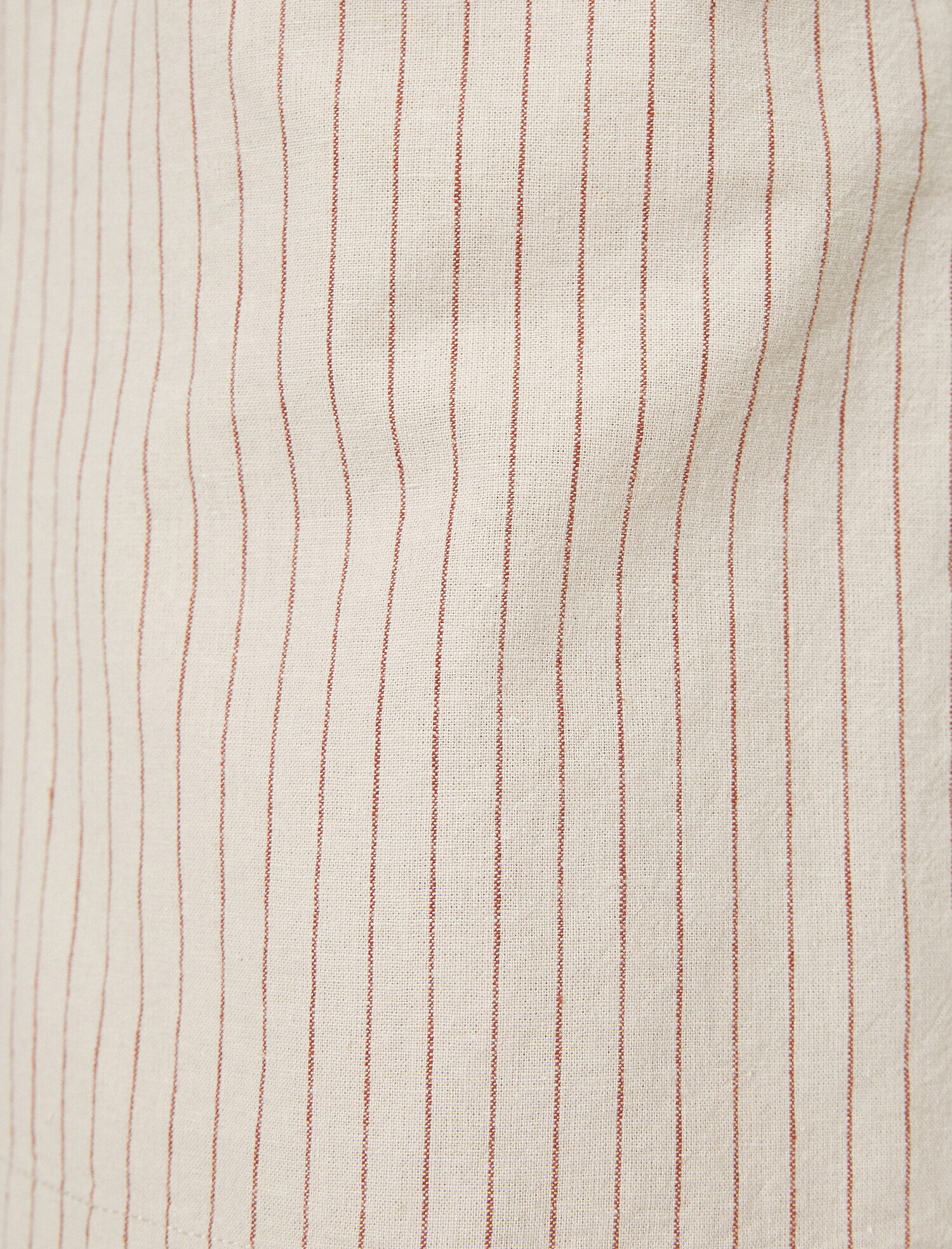   Keten Karışımlı Şort Cep Detaylı