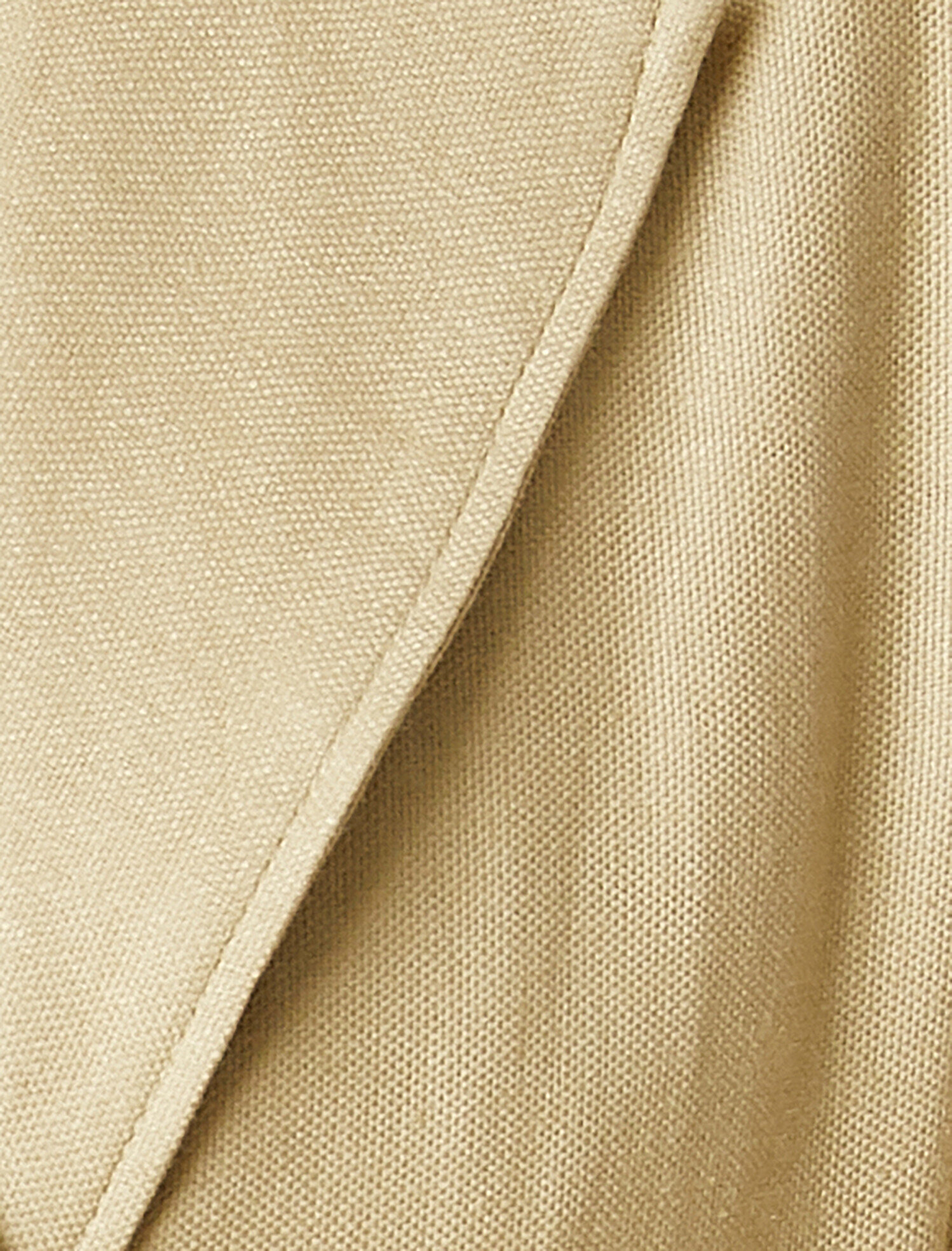   Cep Detaylı Beli Bağlamalı Trençkot Keten Karışımlı